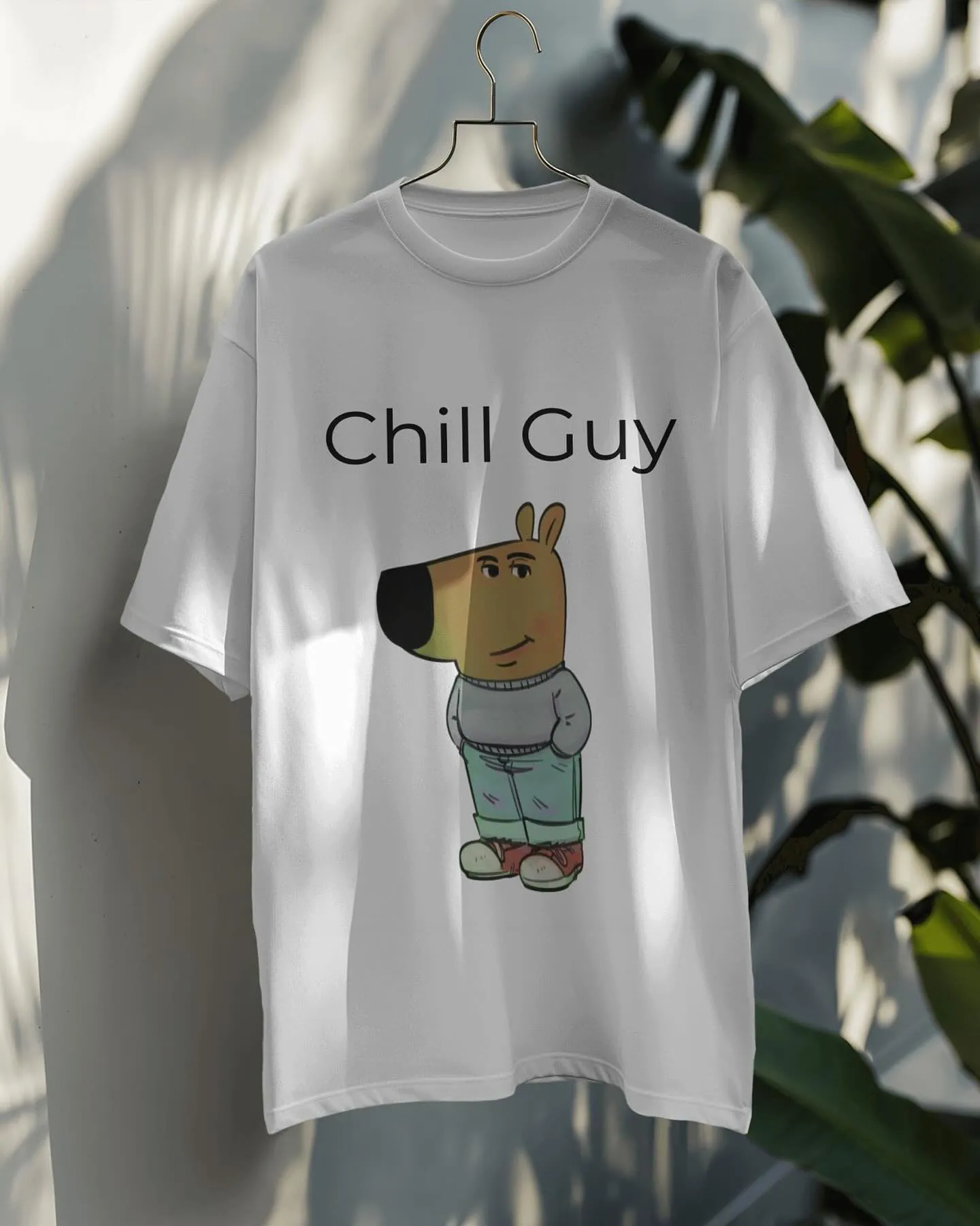 ["Premium Men's Chill Guy Printed T-Shirt by YORD (T-Shirts)"]