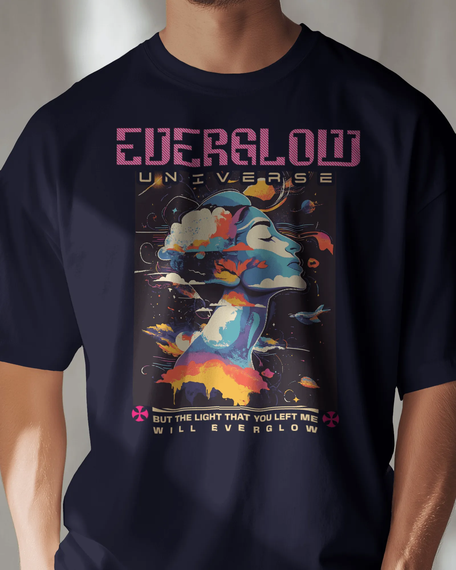 ['Coldplay Everglow Universe Oversized T-Shirt - Premium French Terry Cotton (240 GSM) by YORD (T-Shirts) - photo 1 of 4', 'Coldplay Everglow Universe Oversized T-Shirt - Premium French Terry Cotton (240 GSM) by YORD (T-Shirts) - photo 2 of 4', 'Coldplay Everglow Universe Oversized T-Shirt - Premium French Terry Cotton (240 GSM) by YORD (T-Shirts) - photo 3 of 4', 'Coldplay Everglow Universe Oversized T-Shirt - Premium French Terry Cotton (240 GSM) by YORD (T-Shirts) - photo 4 of 4']
