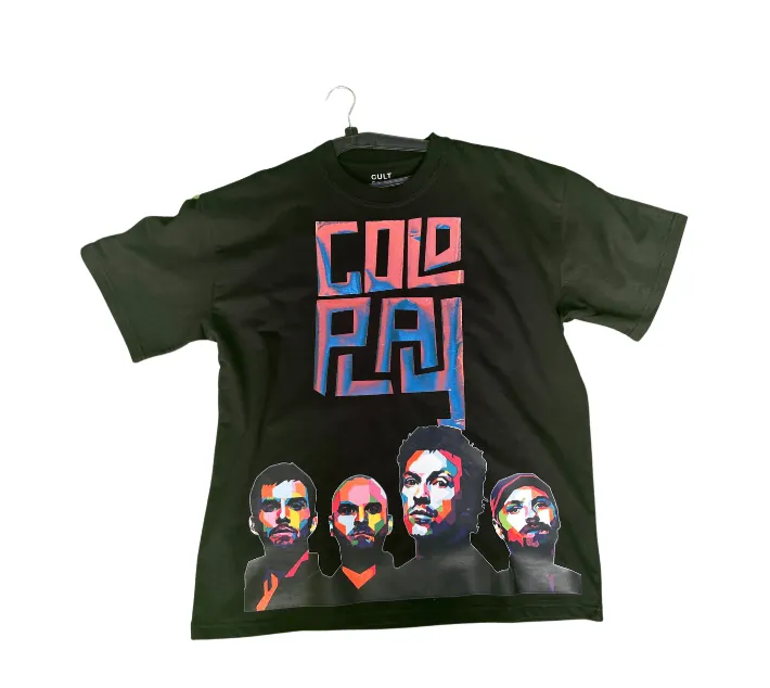 ['Coldplay Glow In Dark Oversized T-Shirt - 240 GSM by YORD (T-Shirts) - photo 1 of 2', 'Coldplay Glow In Dark Oversized T-Shirt - 240 GSM by YORD (T-Shirts) - photo 2 of 2']