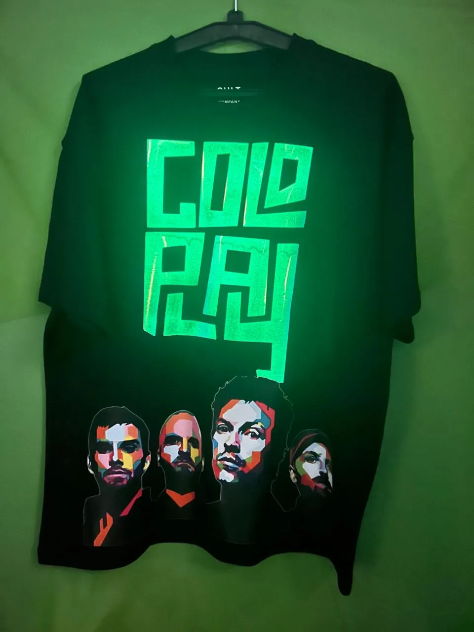 ['Coldplay Glow In Dark Oversized T-Shirt - 240 GSM by YORD (T-Shirts) - photo 1 of 2', 'Coldplay Glow In Dark Oversized T-Shirt - 240 GSM by YORD (T-Shirts) - photo 2 of 2']