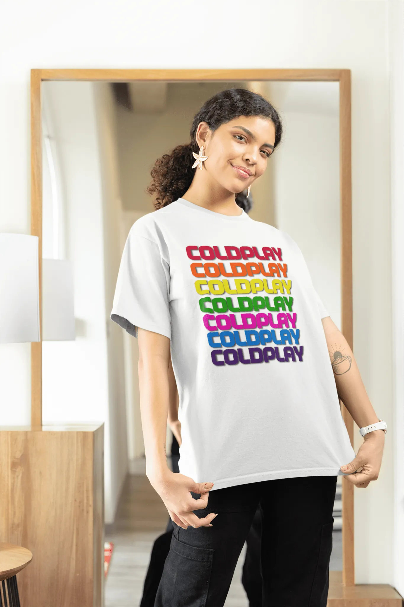 ['Coldplay Oversized Luxury French Terry Cotton T-Shirt - 240 GSM Premium Concert Wear by YORD (T-Shirts) - photo 1 of 6', 'Coldplay Oversized Luxury French Terry Cotton T-Shirt - 240 GSM Premium Concert Wear by YORD (T-Shirts) - photo 2 of 6', 'Coldplay Oversized Luxury French Terry Cotton T-Shirt - 240 GSM Premium Concert Wear by YORD (T-Shirts) - photo 3 of 6', 'Coldplay Oversized Luxury French Terry Cotton T-Shirt - 240 GSM Premium Concert Wear by YORD (T-Shirts) - photo 4 of 6', 'Coldplay Oversized Lux