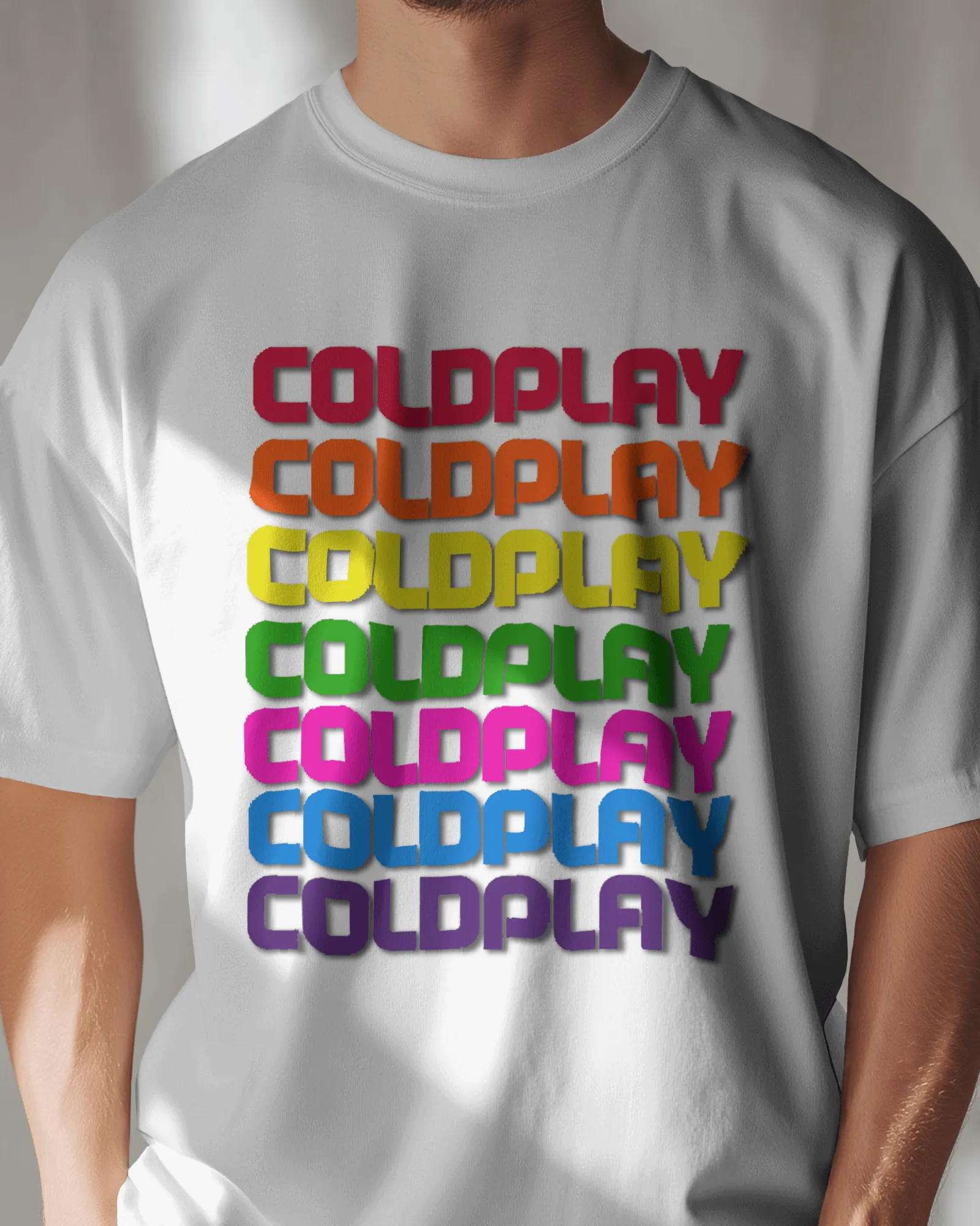 ['Coldplay Oversized Luxury French Terry Cotton T-Shirt - 240 GSM Premium Concert Wear by YORD (T-Shirts) - photo 1 of 6', 'Coldplay Oversized Luxury French Terry Cotton T-Shirt - 240 GSM Premium Concert Wear by YORD (T-Shirts) - photo 2 of 6', 'Coldplay Oversized Luxury French Terry Cotton T-Shirt - 240 GSM Premium Concert Wear by YORD (T-Shirts) - photo 3 of 6', 'Coldplay Oversized Luxury French Terry Cotton T-Shirt - 240 GSM Premium Concert Wear by YORD (T-Shirts) - photo 4 of 6', 'Coldplay Oversized Lux