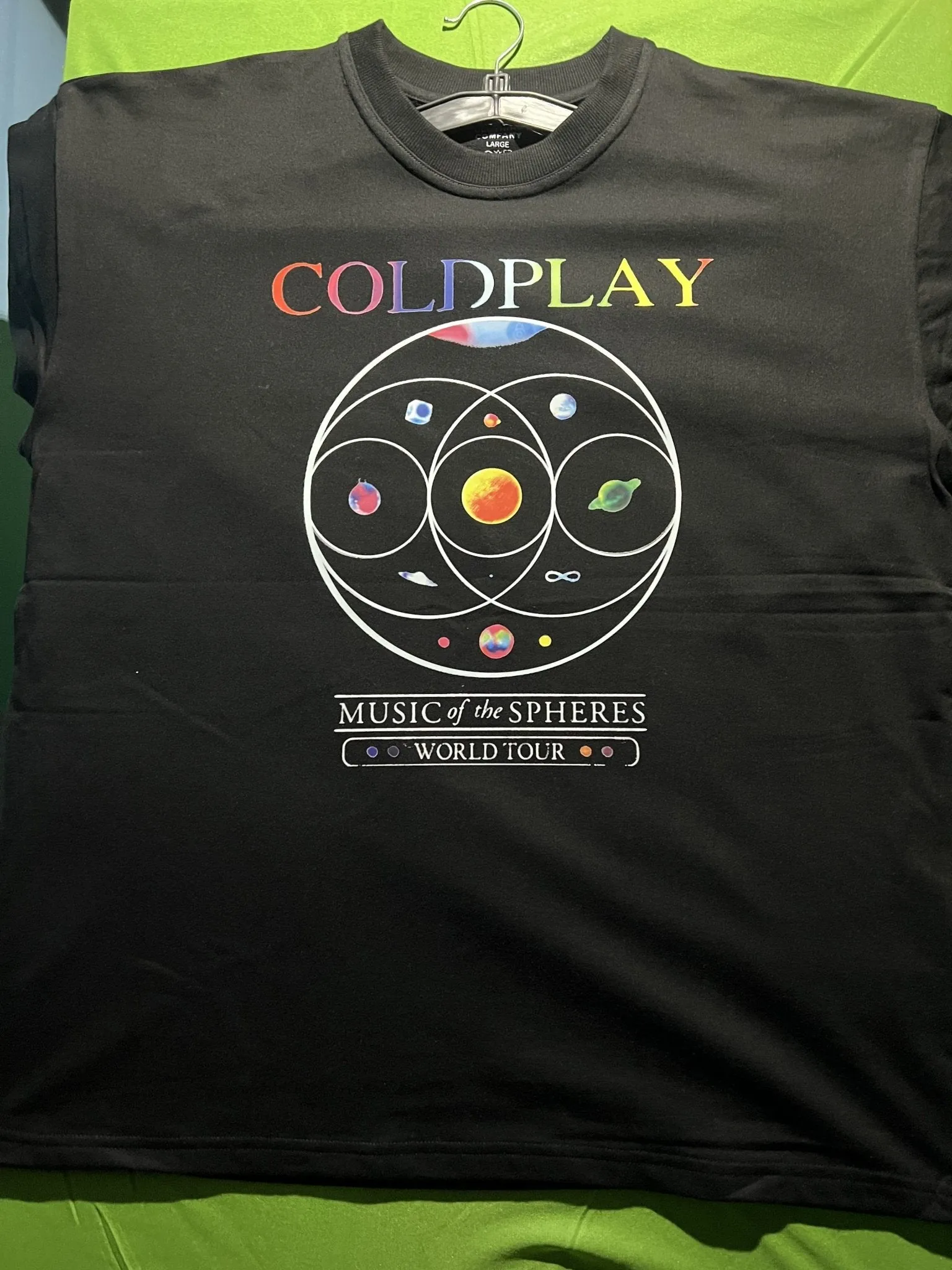 ['Coldplay Oversized Tshirt - MUSIC OF THE SPHERES by YORD (T-Shirts)']