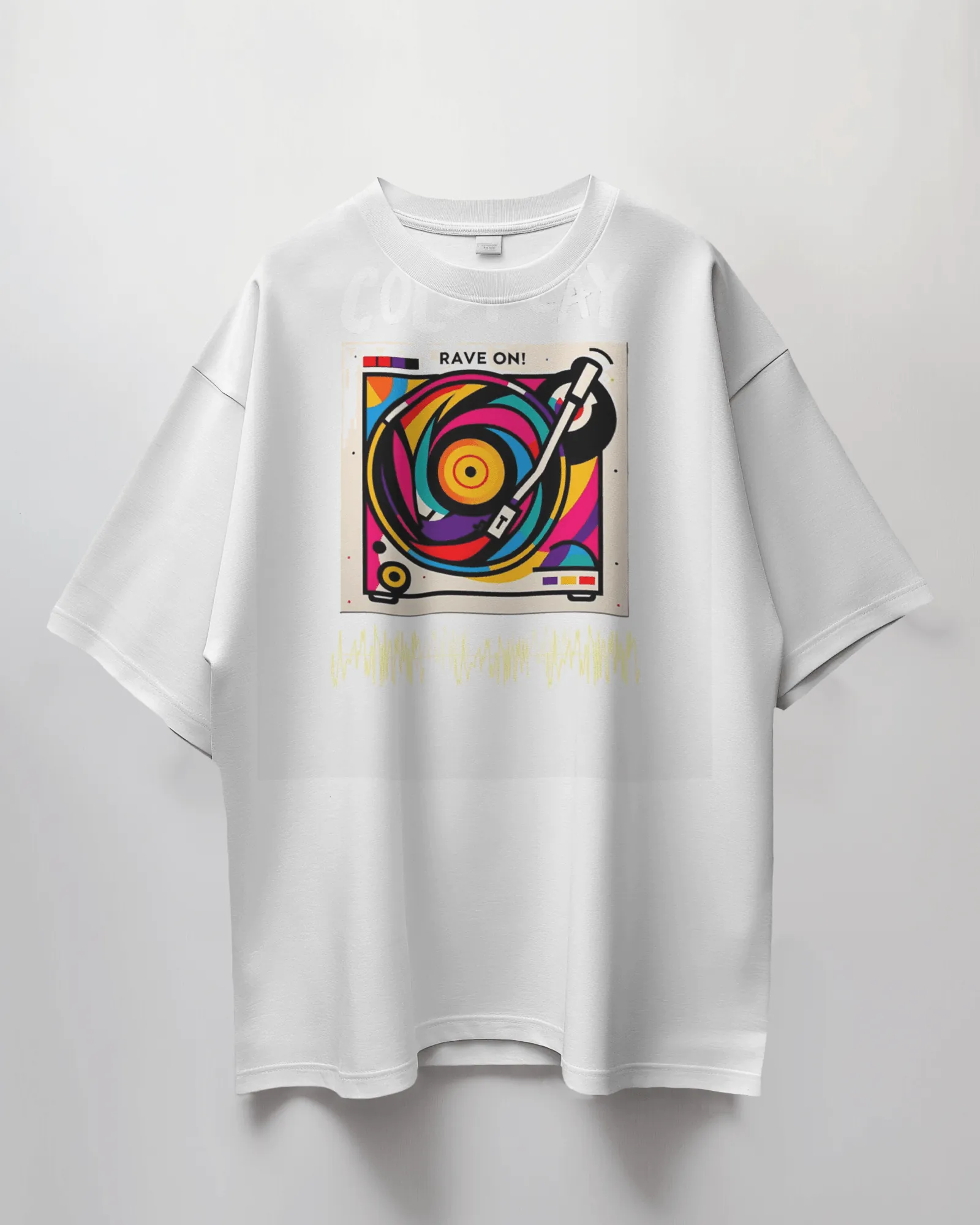 ['Coldplay Premium Oversize French Terry Cotton T-Shirt – Rave On Design (240 GSM) by YORD (T-Shirts) - photo 1 of 10', 'Coldplay Premium Oversize French Terry Cotton T-Shirt – Rave On Design (240 GSM) by YORD (T-Shirts) - photo 2 of 10', 'Coldplay Premium Oversize French Terry Cotton T-Shirt – Rave On Design (240 GSM) by YORD (T-Shirts) - photo 3 of 10', 'Coldplay Premium Oversize French Terry Cotton T-Shirt – Rave On Design (240 GSM) by YORD (T-Shirts) - photo 4 of 10', 'Coldplay Premium Oversize French T