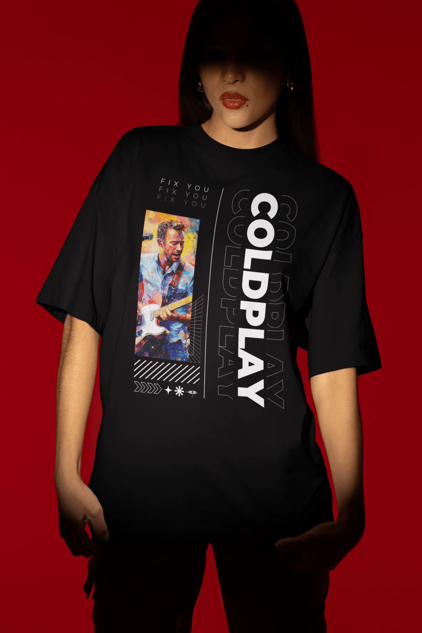 ['Coldplay Premium Oversized French Terry Cotton T-Shirt – "Fix You" Concert Edition (240 GSM) by YORD (T-Shirts) - photo 1 of 9', 'Coldplay Premium Oversized French Terry Cotton T-Shirt – "Fix You" Concert Edition (240 GSM) by YORD (T-Shirts) - photo 2 of 9', 'Coldplay Premium Oversized French Terry Cotton T-Shirt – "Fix You" Concert Edition (240 GSM) by YORD (T-Shirts) - photo 3 of 9', 'Coldplay Premium Oversized French Terry Cotton T-Shirt – "Fix You" Concert Edition (240 GSM) by YORD (T-Shirts) - photo 