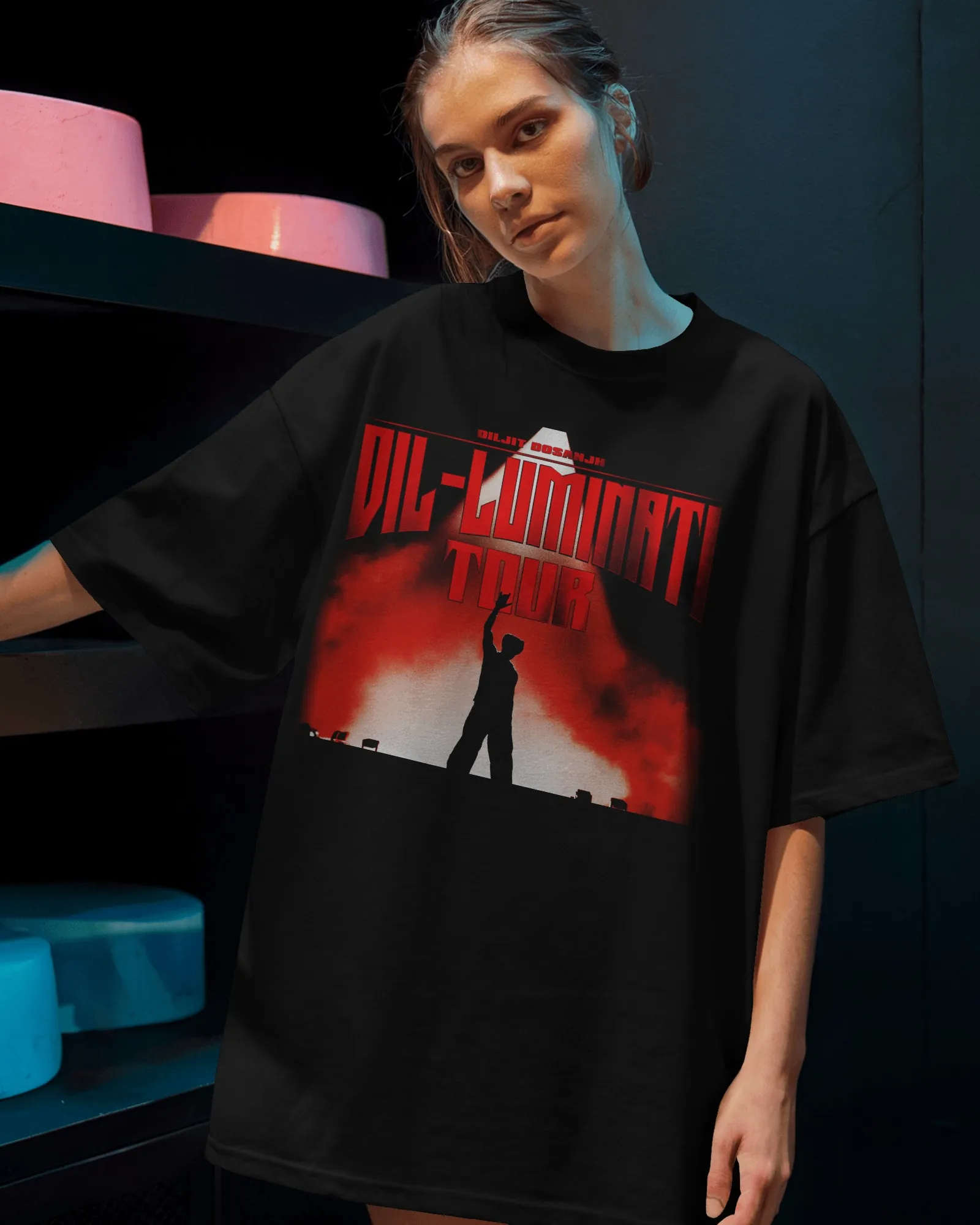 Dil-Luminati Spotlight Oversized T-Shirt