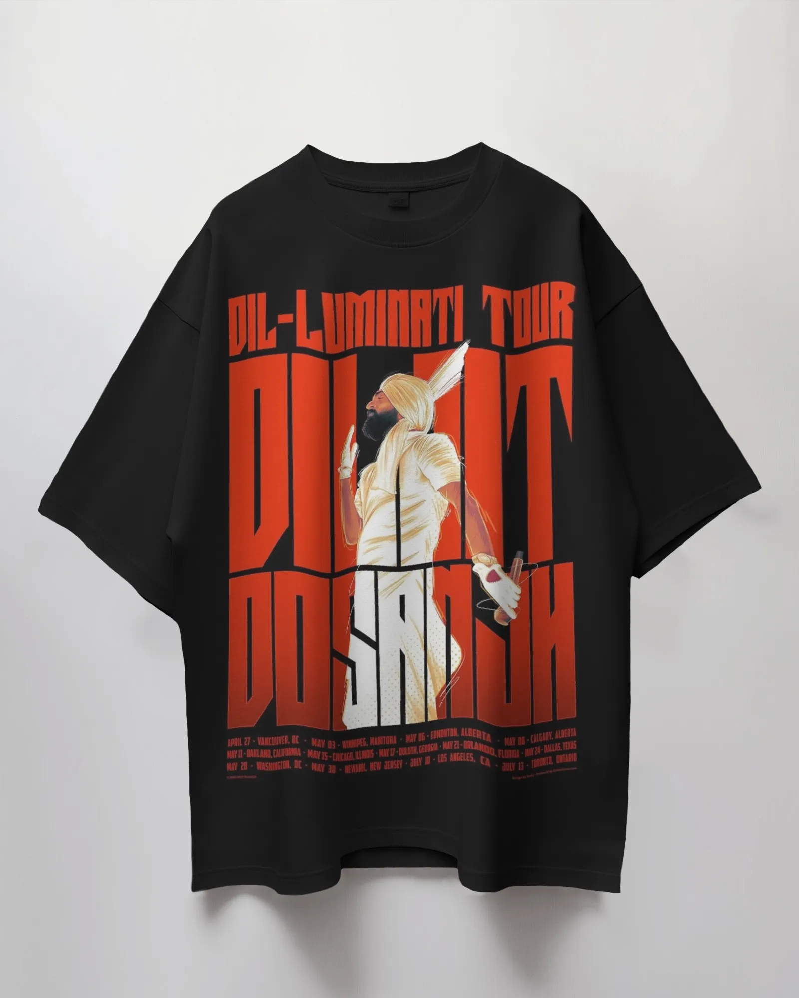 Dil-Luminati Fan Art Oversized T-Shirt
