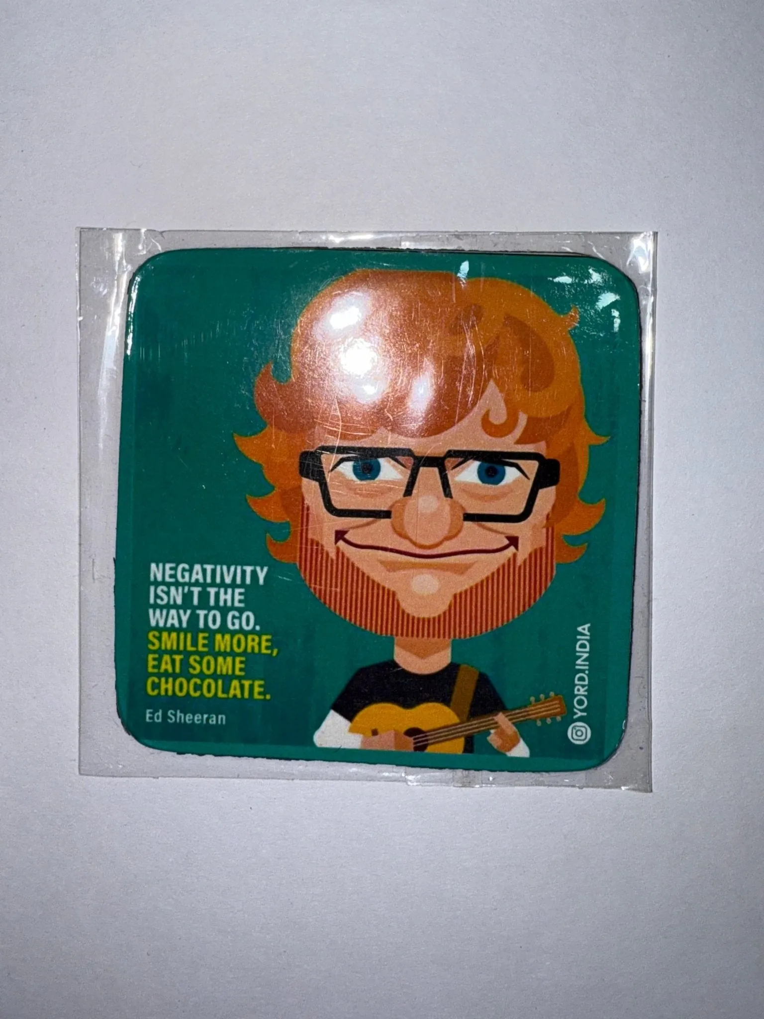 Ed Sheeran Album Cover Fridge Magnets, Set of 7 - alternate view