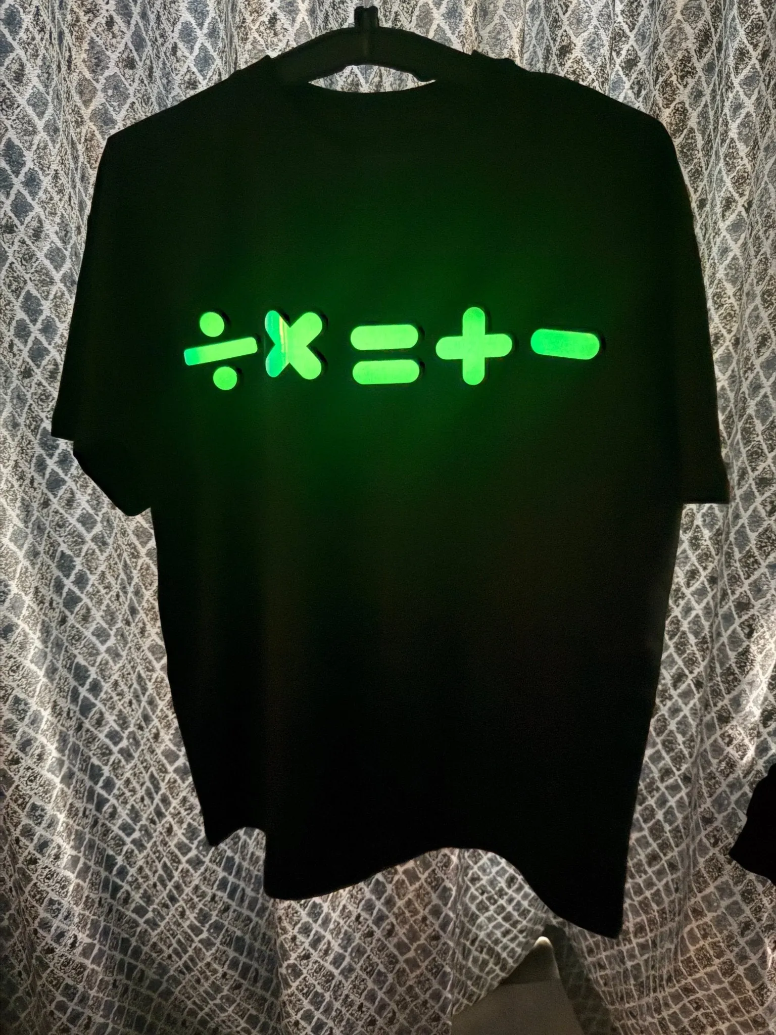 ['Ed Sheeran Glow in Dark Premium Concert T-Shirt - Photograph Lyrics Edition by YORD (T-Shirts) - photo 1 of 4', 'Ed Sheeran Glow in Dark Premium Concert T-Shirt - Photograph Lyrics Edition by YORD (T-Shirts) - photo 2 of 4', 'Ed Sheeran Glow in Dark Premium Concert T-Shirt - Photograph Lyrics Edition by YORD (T-Shirts) - photo 3 of 4', 'Ed Sheeran Glow in Dark Premium Concert T-Shirt - Photograph Lyrics Edition by YORD (T-Shirts) - photo 4 of 4']
