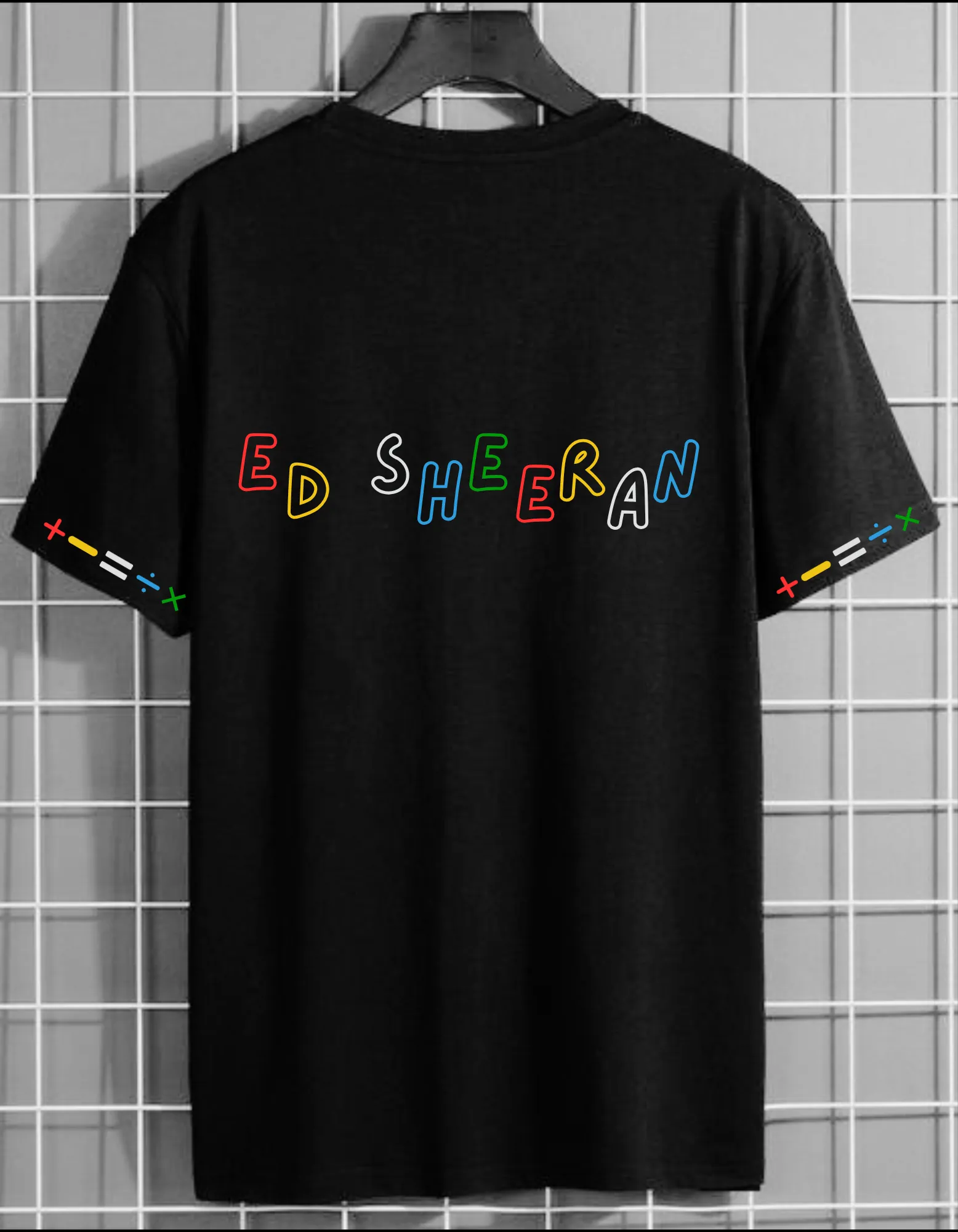 ['Ed Sheeran Limited Edition Oversized Concert T-Shirt - Multicolor Logo Design by YORD (T-Shirts)']