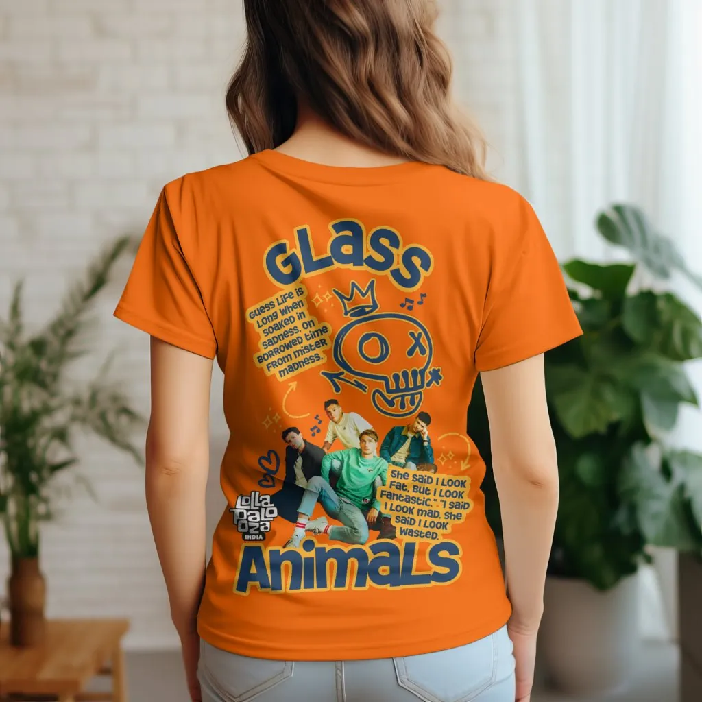 Glass Animals Premium Oversized T-Shirt | Lollapalooza India 2025 Concert Merch - alternate view