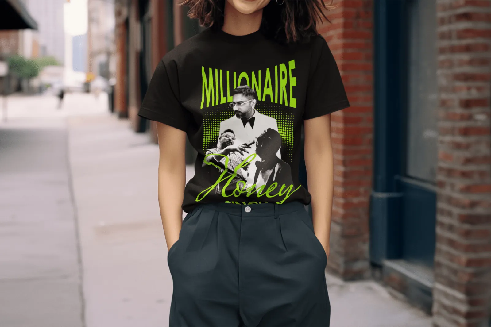 ['MILLIONAIRE Honey Singh Signature Collection Premium Oversized T-Shirt - Concert Merchandise   With TWO Fridge Magnets FREE! by YORD (T-Shirts) - photo 1 of 6', 'MILLIONAIRE Honey Singh Signature Collection Premium Oversized T-Shirt - Concert Merchandise   With TWO Fridge Magnets FREE! by YORD (T-Shirts) - photo 2 of 6', 'MILLIONAIRE Honey Singh Signature Collection Premium Oversized T-Shirt - Concert Merchandise   With TWO Fridge Magnets FREE! by YORD (T-Shirts) - photo 3 of 6', 'MILLIONAIRE Honey Singh 