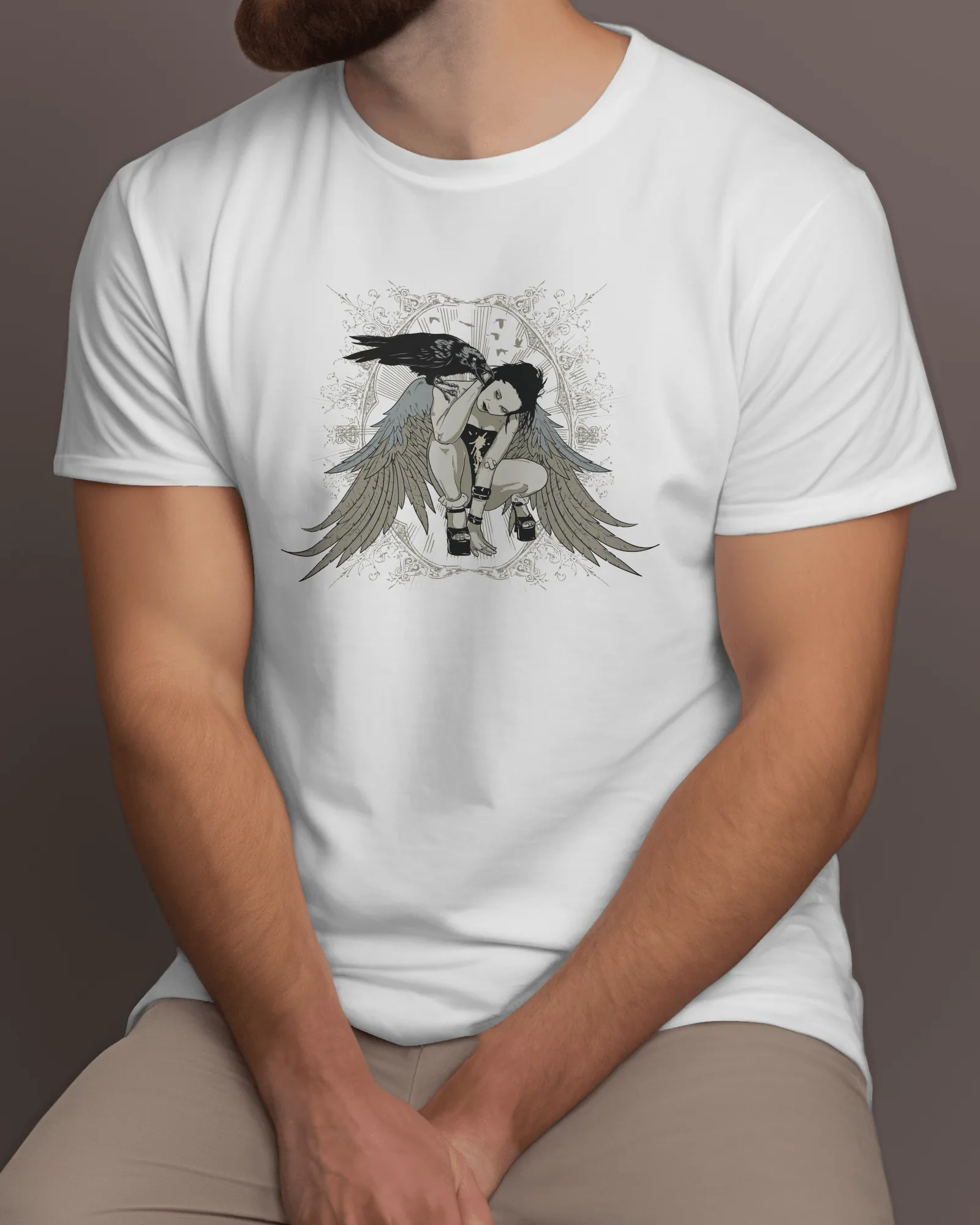 ['Premium Angel Wings Gothic Raven T-Shirt | Limited Edition by YORD (T-Shirts) - photo 1 of 7', 'Premium Angel Wings Gothic Raven T-Shirt | Limited Edition by YORD (T-Shirts) - photo 2 of 7', 'Premium Angel Wings Gothic Raven T-Shirt | Limited Edition by YORD (T-Shirts) - photo 3 of 7', 'Premium Angel Wings Gothic Raven T-Shirt | Limited Edition by YORD (T-Shirts) - photo 4 of 7', 'Premium Angel Wings Gothic Raven T-Shirt | Limited Edition by YORD (T-Shirts) - photo 5 of 7', 'Premium Angel Wings Gothic Rav