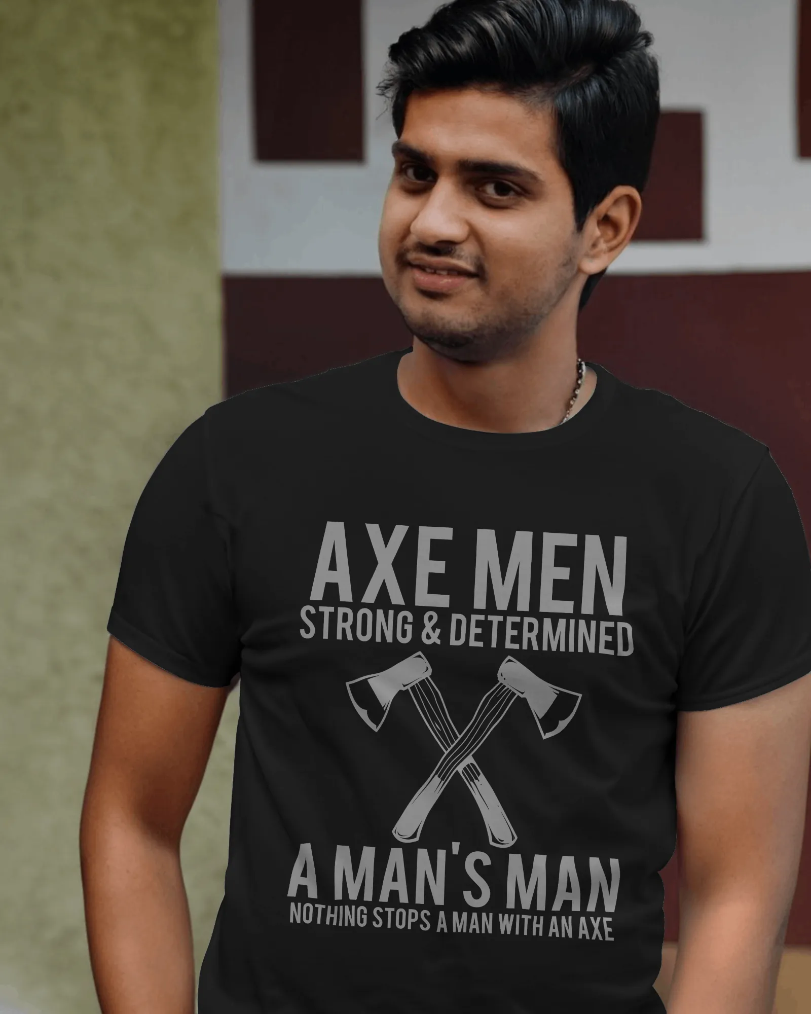['Premium Axemen Strong & Determined Graphic T-Shirt by YORD (T-Shirts) - photo 1 of 5', 'Premium Axemen Strong & Determined Graphic T-Shirt by YORD (T-Shirts) - photo 2 of 5', 'Premium Axemen Strong & Determined Graphic T-Shirt by YORD (T-Shirts) - photo 3 of 5', 'Premium Axemen Strong & Determined Graphic T-Shirt by YORD (T-Shirts) - photo 4 of 5', 'Premium Axemen Strong & Determined Graphic T-Shirt by YORD (T-Shirts) - photo 5 of 5']