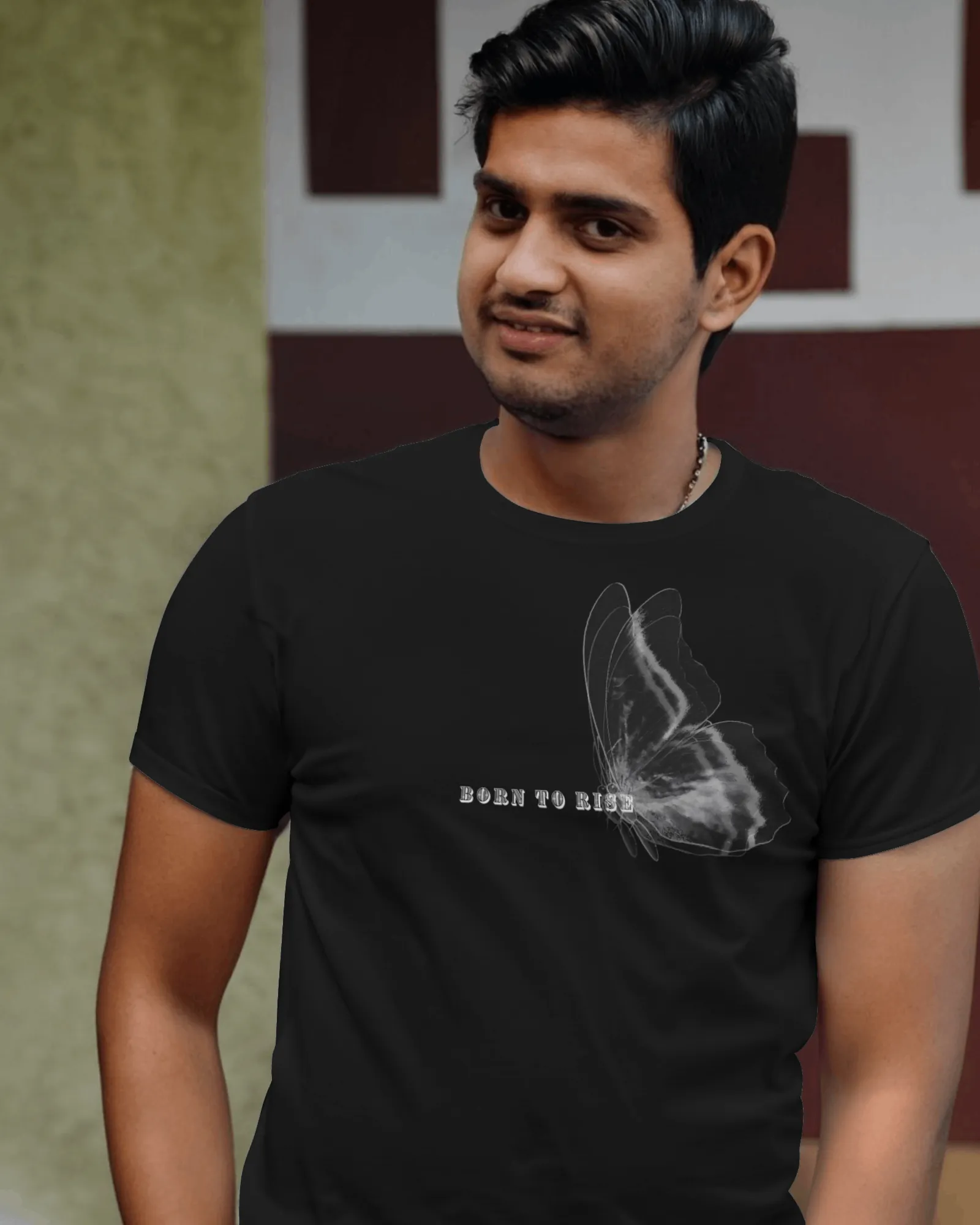 ['Premium Born To Rise Butterfly Graphic Regular T-shirt by YORD (T-Shirts) - photo 1 of 7', 'Premium Born To Rise Butterfly Graphic Regular T-shirt by YORD (T-Shirts) - photo 2 of 7', 'Premium Born To Rise Butterfly Graphic Regular T-shirt by YORD (T-Shirts) - photo 3 of 7', 'Premium Born To Rise Butterfly Graphic Regular T-shirt by YORD (T-Shirts) - photo 4 of 7', 'Premium Born To Rise Butterfly Graphic Regular T-shirt by YORD (T-Shirts) - photo 5 of 7', 'Premium Born To Rise Butterfly Graphic Regular T-s