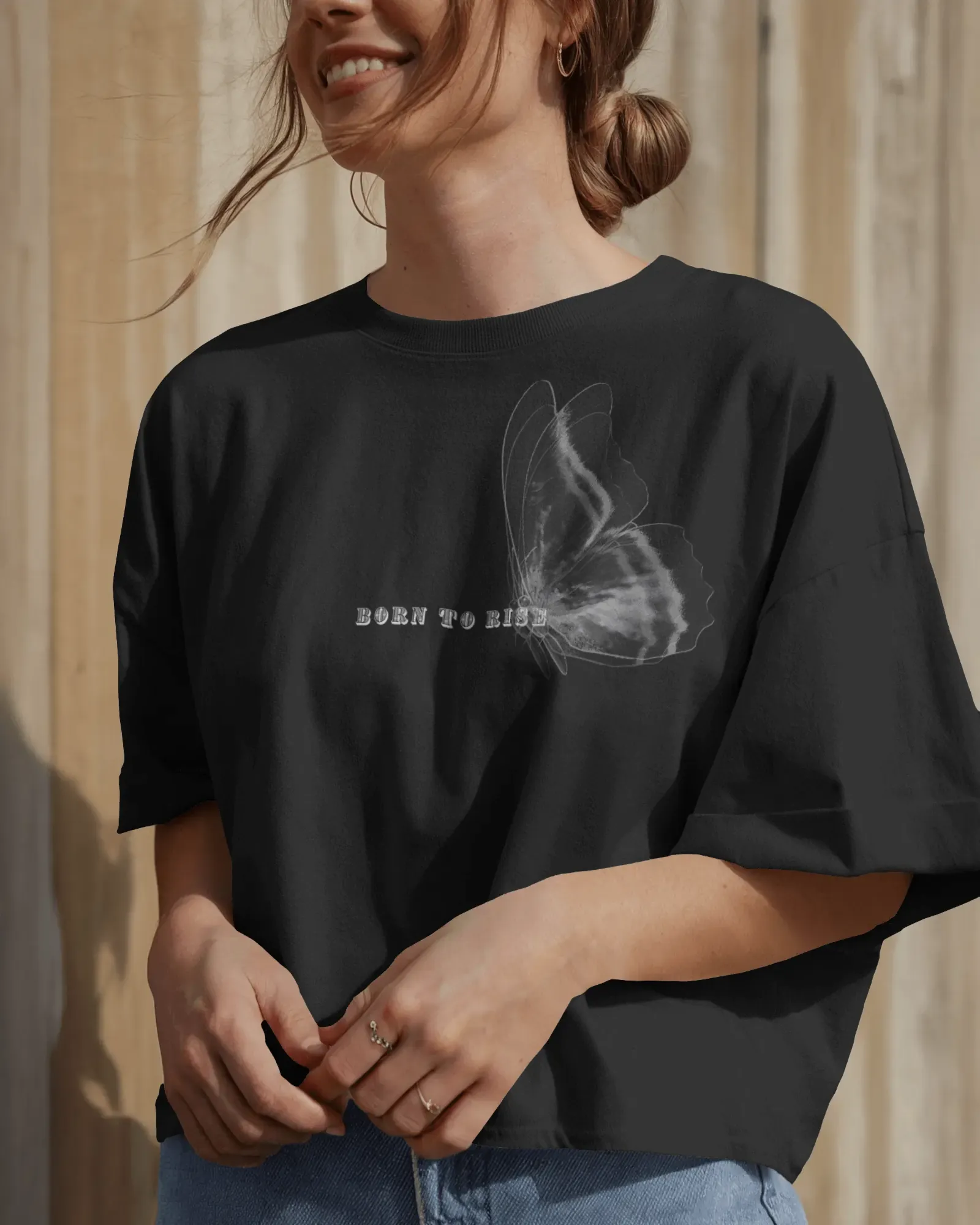 ['Premium Born To Rise Butterfly Oversized T-shirt by YORD (T-Shirts) - photo 1 of 8', 'Premium Born To Rise Butterfly Oversized T-shirt by YORD (T-Shirts) - photo 2 of 8', 'Premium Born To Rise Butterfly Oversized T-shirt by YORD (T-Shirts) - photo 3 of 8', 'Premium Born To Rise Butterfly Oversized T-shirt by YORD (T-Shirts) - photo 4 of 8', 'Premium Born To Rise Butterfly Oversized T-shirt by YORD (T-Shirts) - photo 5 of 8', 'Premium Born To Rise Butterfly Oversized T-shirt by YORD (T-Shirts) - photo 6 of