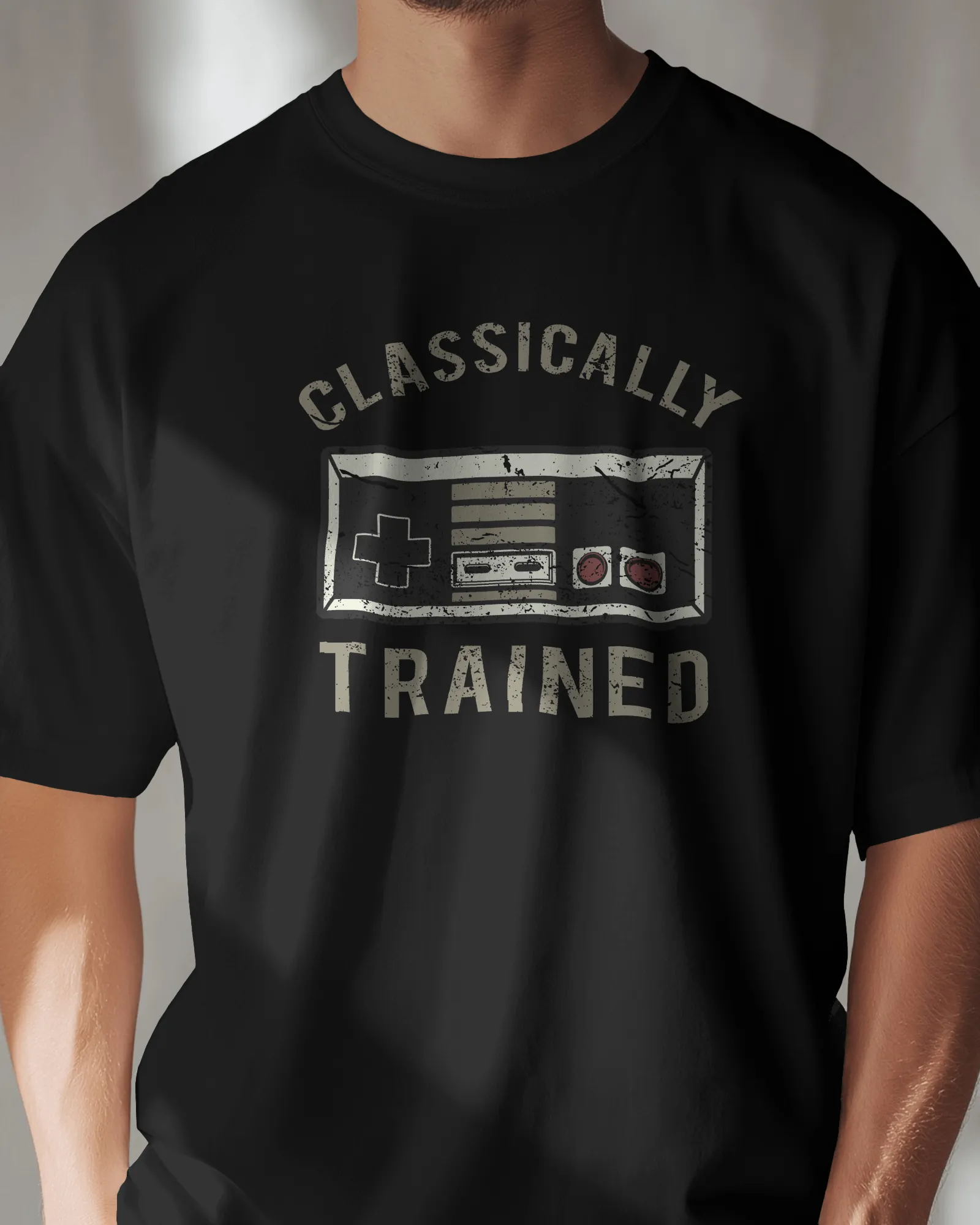 ['Premium Classically Trained Gaming Controller T-Shirt by YORD (T-Shirts) - photo 1 of 5', 'Premium Classically Trained Gaming Controller T-Shirt by YORD (T-Shirts) - photo 2 of 5', 'Premium Classically Trained Gaming Controller T-Shirt by YORD (T-Shirts) - photo 3 of 5', 'Premium Classically Trained Gaming Controller T-Shirt by YORD (T-Shirts) - photo 4 of 5', 'Premium Classically Trained Gaming Controller T-Shirt by YORD (T-Shirts) - photo 5 of 5']