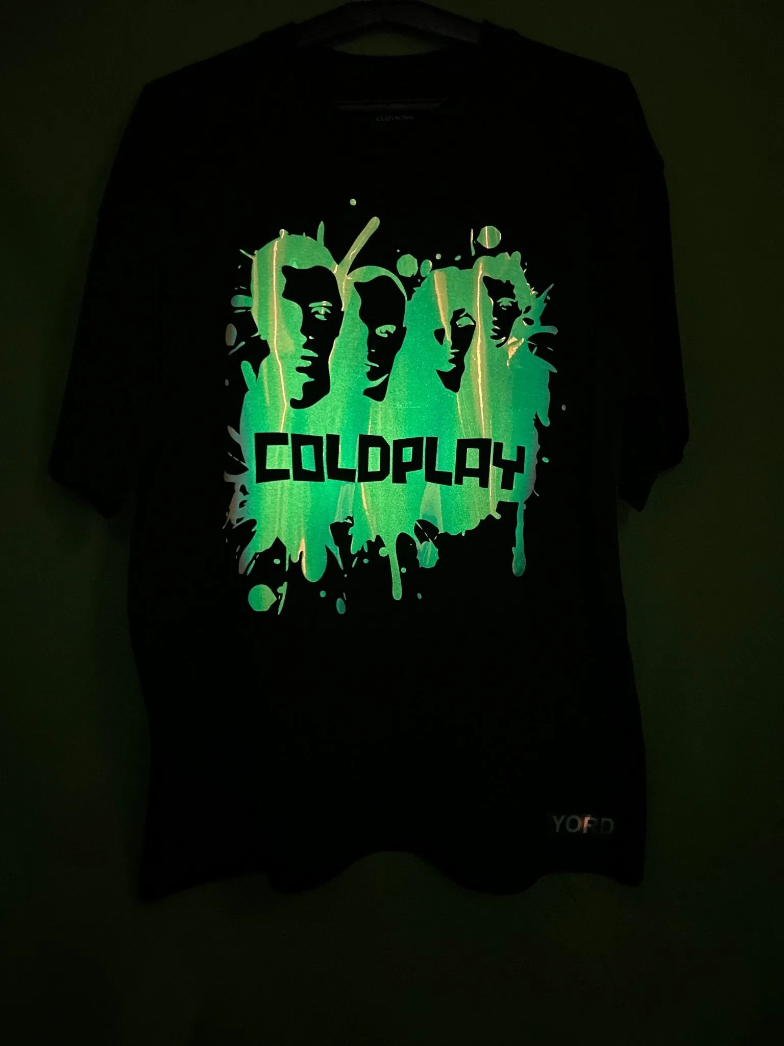 ['Coldplay Limited Edition Luminescent Portrait T-Shirt - Premium French Terry by YORD (T-Shirts)']
