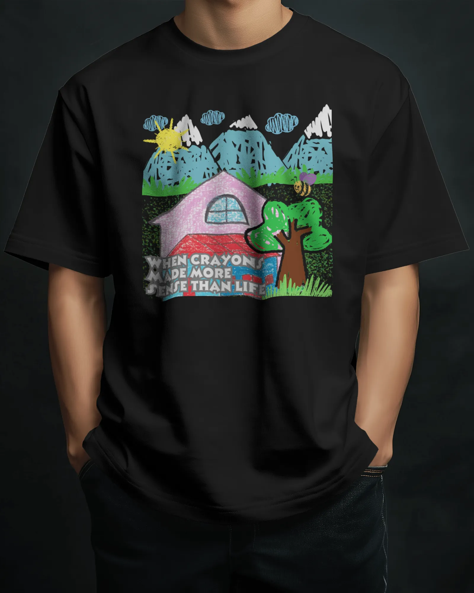 ['Premium Crayon Art Oversized T-Shirt | Childhood Nostalgia by YORD (T-Shirts) - photo 1 of 11', 'Premium Crayon Art Oversized T-Shirt | Childhood Nostalgia by YORD (T-Shirts) - photo 2 of 11', 'Premium Crayon Art Oversized T-Shirt | Childhood Nostalgia by YORD (T-Shirts) - photo 3 of 11', 'Premium Crayon Art Oversized T-Shirt | Childhood Nostalgia by YORD (T-Shirts) - photo 4 of 11', 'Premium Crayon Art Oversized T-Shirt | Childhood Nostalgia by YORD (T-Shirts) - photo 5 of 11', 'Premium Crayon Art Oversi