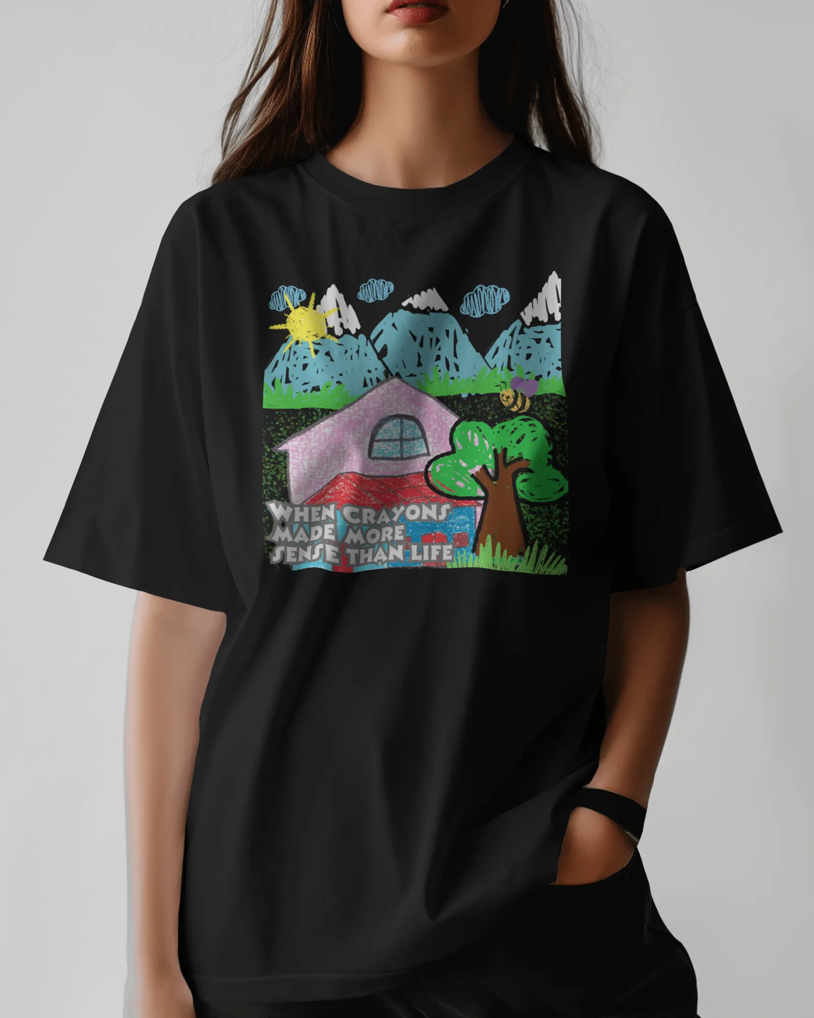 ['Premium Crayon Art Oversized T-Shirt | Childhood Nostalgia by YORD (T-Shirts) - photo 1 of 11', 'Premium Crayon Art Oversized T-Shirt | Childhood Nostalgia by YORD (T-Shirts) - photo 2 of 11', 'Premium Crayon Art Oversized T-Shirt | Childhood Nostalgia by YORD (T-Shirts) - photo 3 of 11', 'Premium Crayon Art Oversized T-Shirt | Childhood Nostalgia by YORD (T-Shirts) - photo 4 of 11', 'Premium Crayon Art Oversized T-Shirt | Childhood Nostalgia by YORD (T-Shirts) - photo 5 of 11', 'Premium Crayon Art Oversi