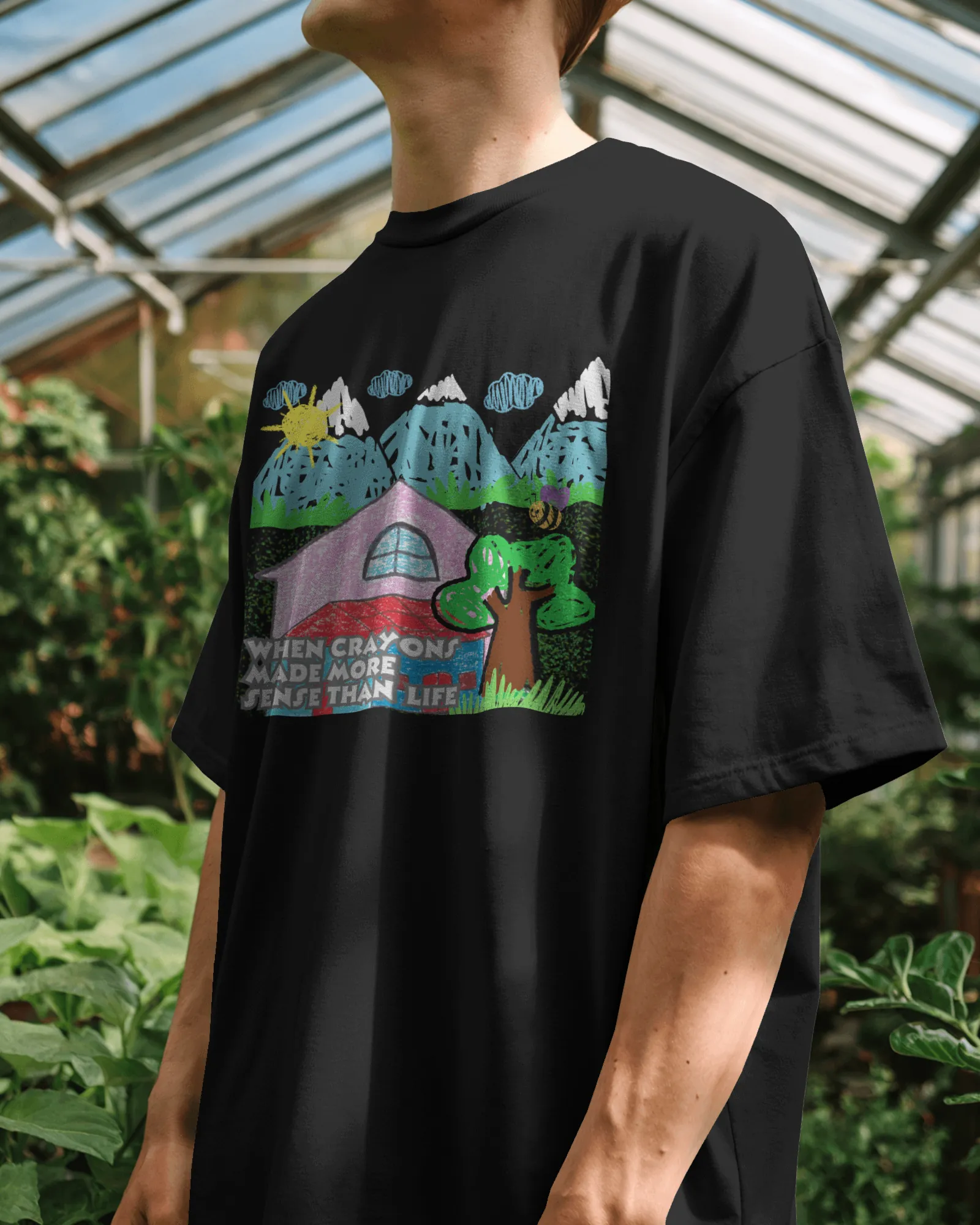['Premium Crayon Art Oversized T-Shirt | Childhood Nostalgia by YORD (T-Shirts) - photo 1 of 11', 'Premium Crayon Art Oversized T-Shirt | Childhood Nostalgia by YORD (T-Shirts) - photo 2 of 11', 'Premium Crayon Art Oversized T-Shirt | Childhood Nostalgia by YORD (T-Shirts) - photo 3 of 11', 'Premium Crayon Art Oversized T-Shirt | Childhood Nostalgia by YORD (T-Shirts) - photo 4 of 11', 'Premium Crayon Art Oversized T-Shirt | Childhood Nostalgia by YORD (T-Shirts) - photo 5 of 11', 'Premium Crayon Art Oversi