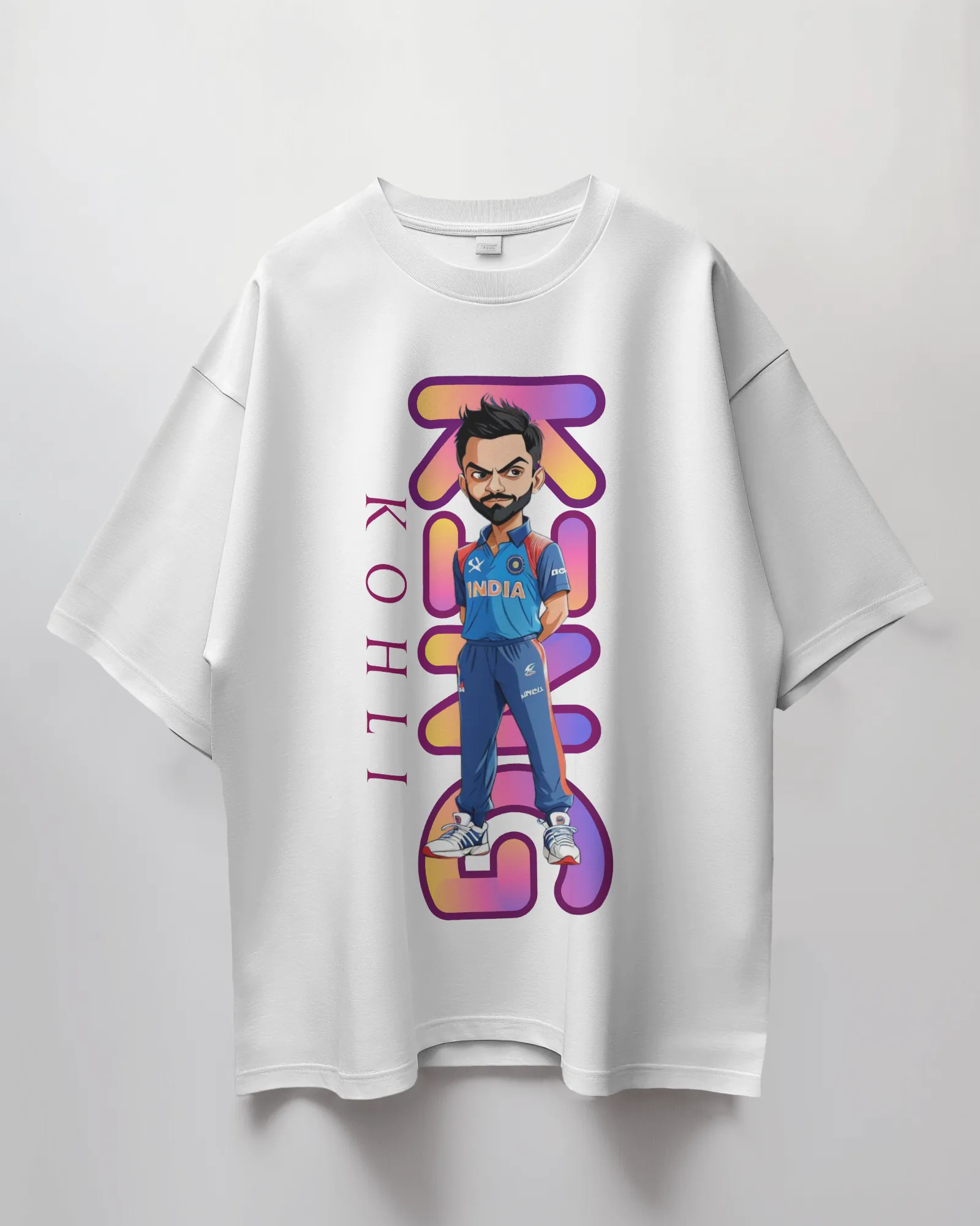 ['Premium Virat Kohli Cricket Champion Oversized T-shirt - Team India Edition by YORD (T-Shirts) - photo 1 of 8', 'Premium Virat Kohli Cricket Champion Oversized T-shirt - Team India Edition by YORD (T-Shirts) - photo 2 of 8', 'Premium Virat Kohli Cricket Champion Oversized T-shirt - Team India Edition by YORD (T-Shirts) - photo 3 of 8', 'Premium Virat Kohli Cricket Champion Oversized T-shirt - Team India Edition by YORD (T-Shirts) - photo 4 of 8', 'Premium Virat Kohli Cricket Champion Oversized T-shirt - T