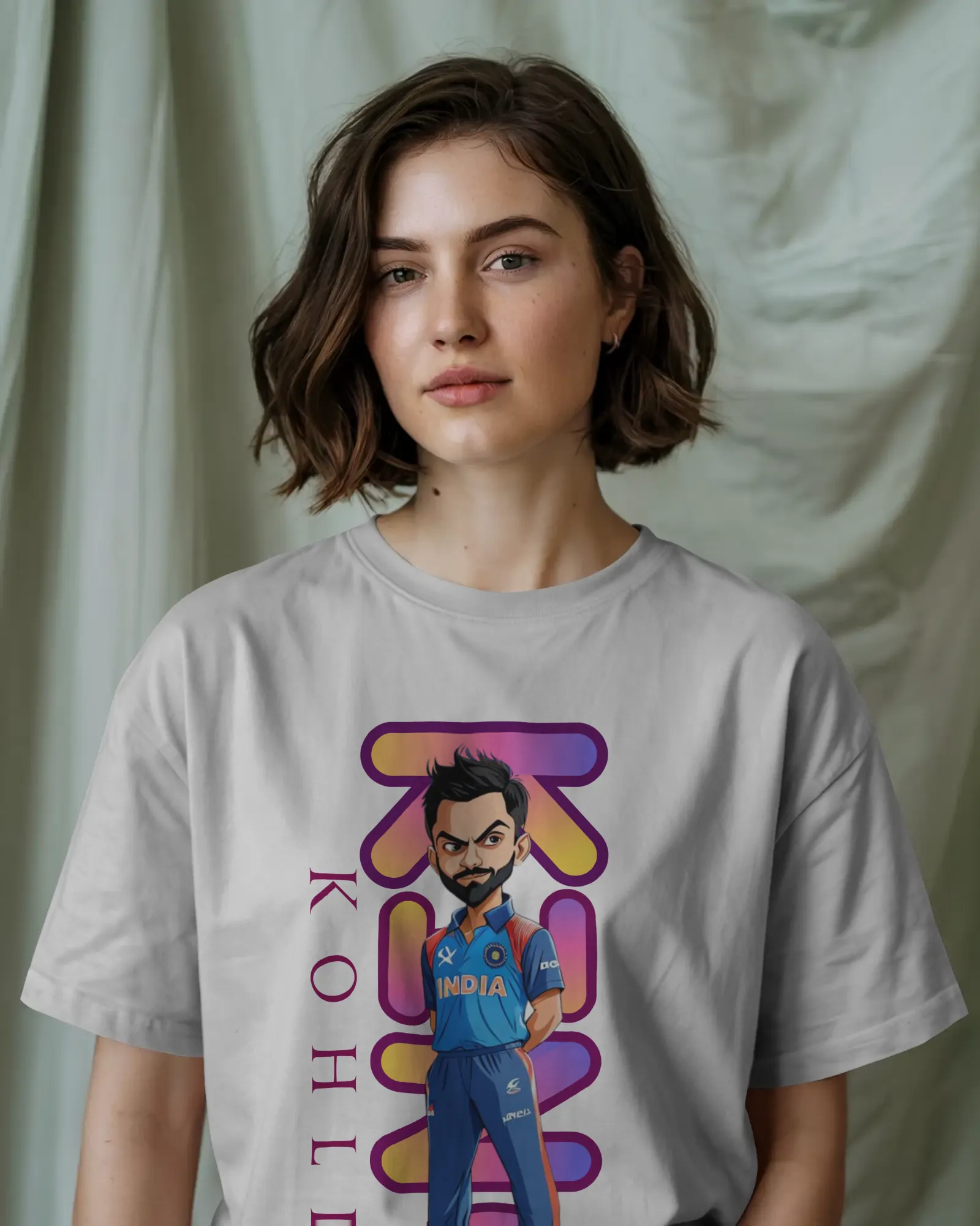 ['Premium Virat Kohli Cricket Champion Oversized T-shirt - Team India Edition by YORD (T-Shirts) - photo 1 of 8', 'Premium Virat Kohli Cricket Champion Oversized T-shirt - Team India Edition by YORD (T-Shirts) - photo 2 of 8', 'Premium Virat Kohli Cricket Champion Oversized T-shirt - Team India Edition by YORD (T-Shirts) - photo 3 of 8', 'Premium Virat Kohli Cricket Champion Oversized T-shirt - Team India Edition by YORD (T-Shirts) - photo 4 of 8', 'Premium Virat Kohli Cricket Champion Oversized T-shirt - T