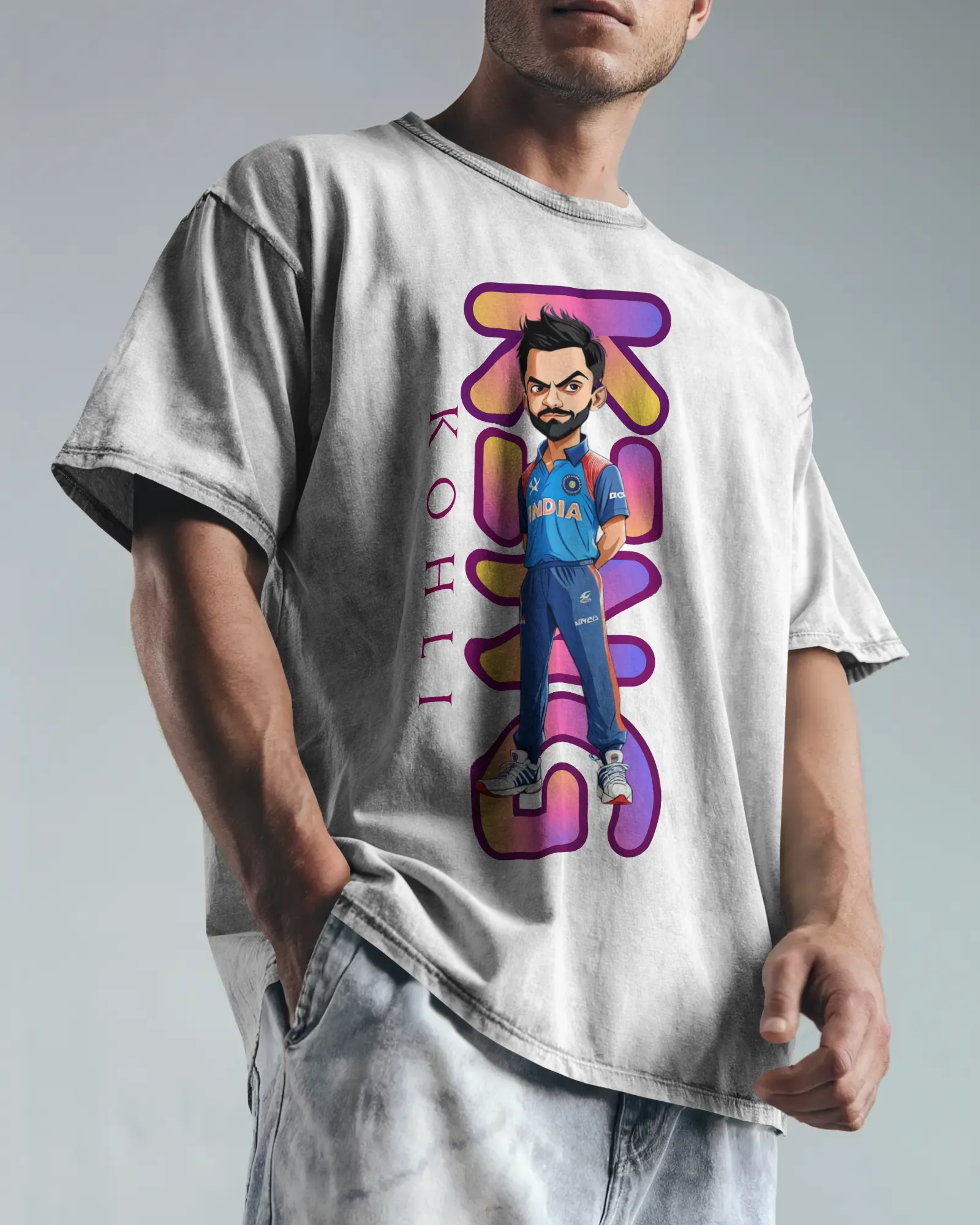 ['Premium Virat Kohli Cricket Champion Oversized T-shirt - Team India Edition by YORD (T-Shirts) - photo 1 of 8', 'Premium Virat Kohli Cricket Champion Oversized T-shirt - Team India Edition by YORD (T-Shirts) - photo 2 of 8', 'Premium Virat Kohli Cricket Champion Oversized T-shirt - Team India Edition by YORD (T-Shirts) - photo 3 of 8', 'Premium Virat Kohli Cricket Champion Oversized T-shirt - Team India Edition by YORD (T-Shirts) - photo 4 of 8', 'Premium Virat Kohli Cricket Champion Oversized T-shirt - T