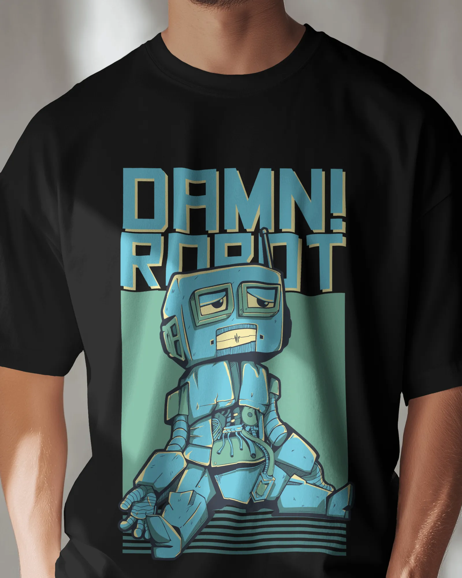 ['Premium DAMN! ROBOT Graphic Regular T-shirt by YORD (T-Shirts) - photo 1 of 5', 'Premium DAMN! ROBOT Graphic Regular T-shirt by YORD (T-Shirts) - photo 2 of 5', 'Premium DAMN! ROBOT Graphic Regular T-shirt by YORD (T-Shirts) - photo 3 of 5', 'Premium DAMN! ROBOT Graphic Regular T-shirt by YORD (T-Shirts) - photo 4 of 5', 'Premium DAMN! ROBOT Graphic Regular T-shirt by YORD (T-Shirts) - photo 5 of 5']