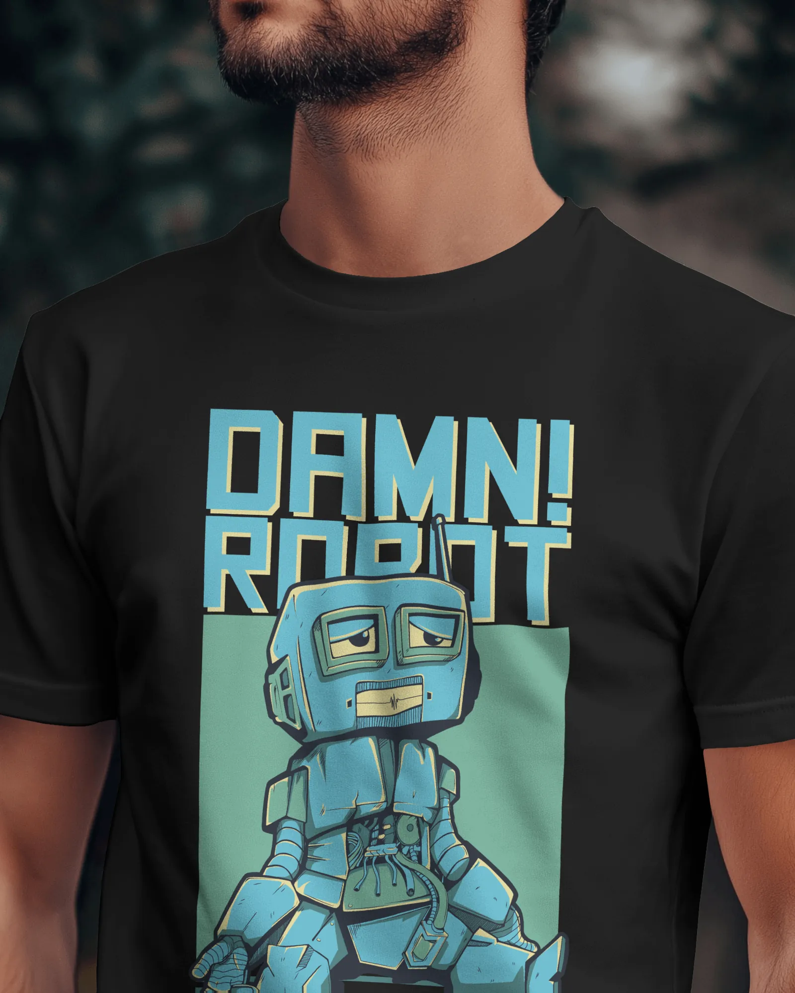 ['Premium DAMN! ROBOT Graphic Regular T-shirt by YORD (T-Shirts) - photo 1 of 5', 'Premium DAMN! ROBOT Graphic Regular T-shirt by YORD (T-Shirts) - photo 2 of 5', 'Premium DAMN! ROBOT Graphic Regular T-shirt by YORD (T-Shirts) - photo 3 of 5', 'Premium DAMN! ROBOT Graphic Regular T-shirt by YORD (T-Shirts) - photo 4 of 5', 'Premium DAMN! ROBOT Graphic Regular T-shirt by YORD (T-Shirts) - photo 5 of 5']