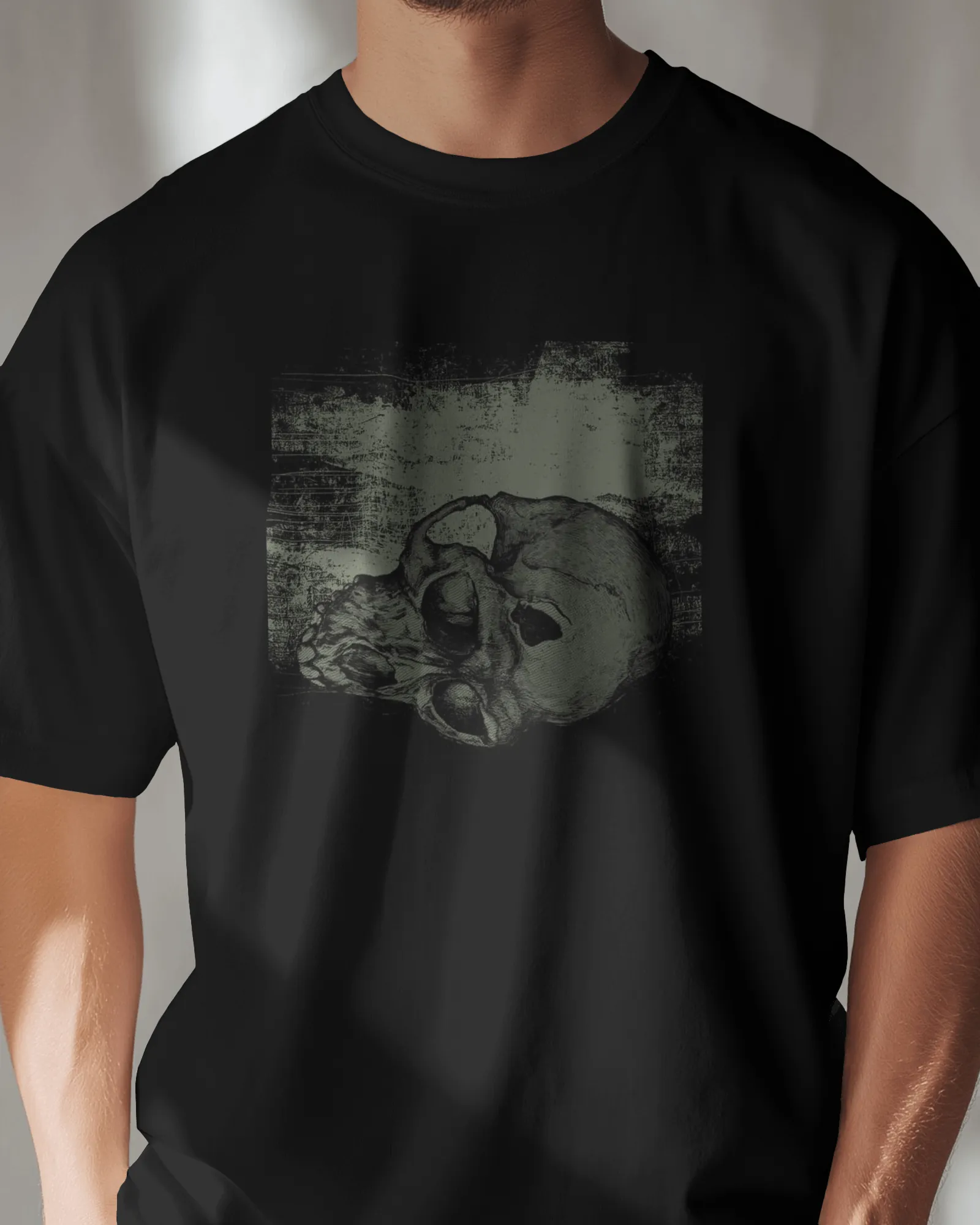 ['Premium Distressed Skull Print Regular Black T-shirt by YORD (T-Shirts) - photo 1 of 5', 'Premium Distressed Skull Print Regular Black T-shirt by YORD (T-Shirts) - photo 2 of 5', 'Premium Distressed Skull Print Regular Black T-shirt by YORD (T-Shirts) - photo 3 of 5', 'Premium Distressed Skull Print Regular Black T-shirt by YORD (T-Shirts) - photo 4 of 5', 'Premium Distressed Skull Print Regular Black T-shirt by YORD (T-Shirts) - photo 5 of 5']