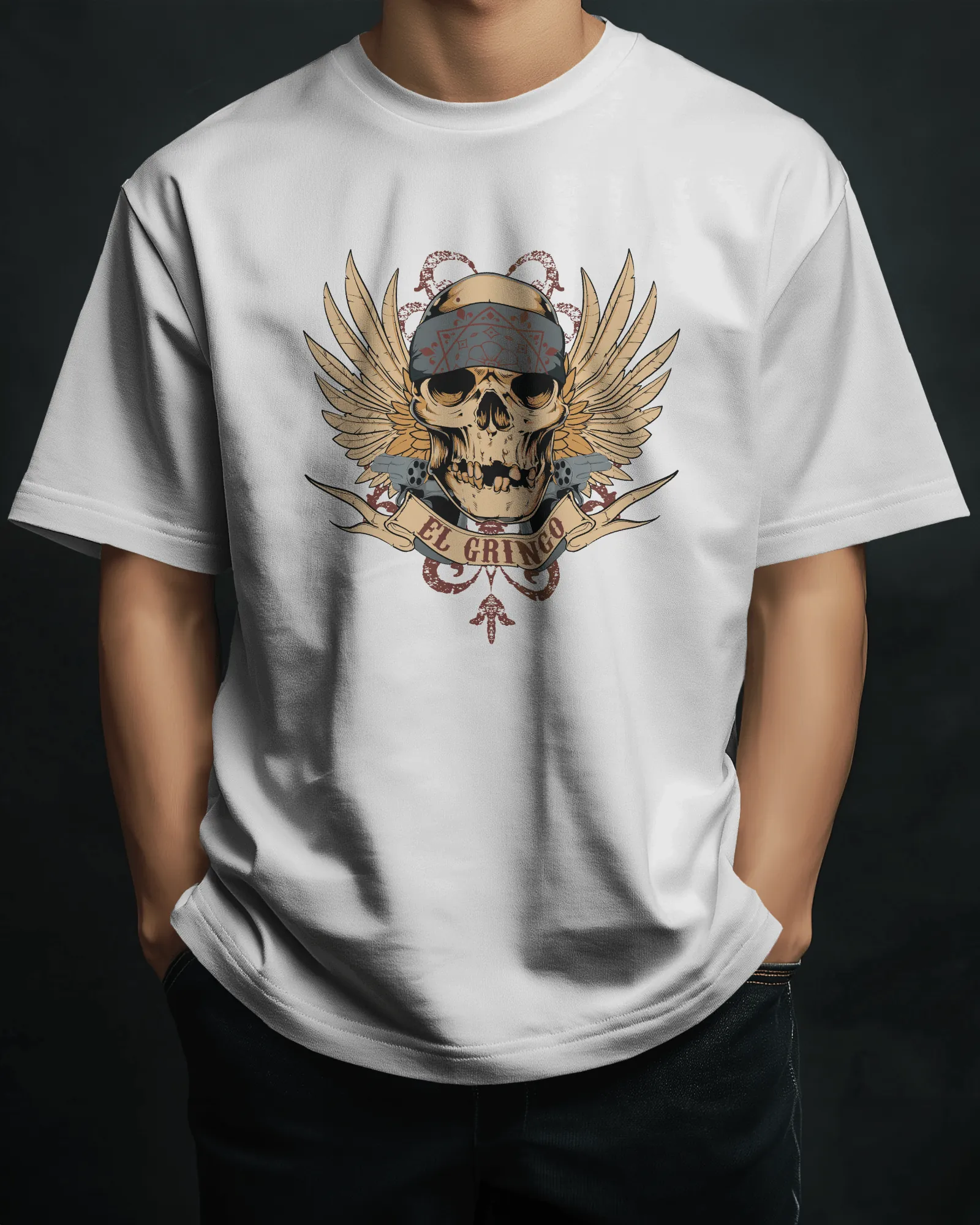 ['Premium El Gringo Skull Wings Oversized T-Shirt by YORD (T-Shirts) - photo 1 of 10', 'Premium El Gringo Skull Wings Oversized T-Shirt by YORD (T-Shirts) - photo 2 of 10', 'Premium El Gringo Skull Wings Oversized T-Shirt by YORD (T-Shirts) - photo 3 of 10', 'Premium El Gringo Skull Wings Oversized T-Shirt by YORD (T-Shirts) - photo 4 of 10', 'Premium El Gringo Skull Wings Oversized T-Shirt by YORD (T-Shirts) - photo 5 of 10', 'Premium El Gringo Skull Wings Oversized T-Shirt by YORD (T-Shirts) - photo 6 of 