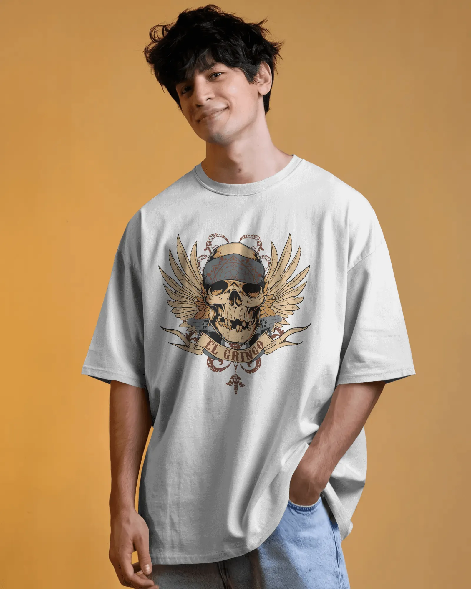 ['Premium El Gringo Skull Wings Oversized T-Shirt by YORD (T-Shirts) - photo 1 of 10', 'Premium El Gringo Skull Wings Oversized T-Shirt by YORD (T-Shirts) - photo 2 of 10', 'Premium El Gringo Skull Wings Oversized T-Shirt by YORD (T-Shirts) - photo 3 of 10', 'Premium El Gringo Skull Wings Oversized T-Shirt by YORD (T-Shirts) - photo 4 of 10', 'Premium El Gringo Skull Wings Oversized T-Shirt by YORD (T-Shirts) - photo 5 of 10', 'Premium El Gringo Skull Wings Oversized T-Shirt by YORD (T-Shirts) - photo 6 of 