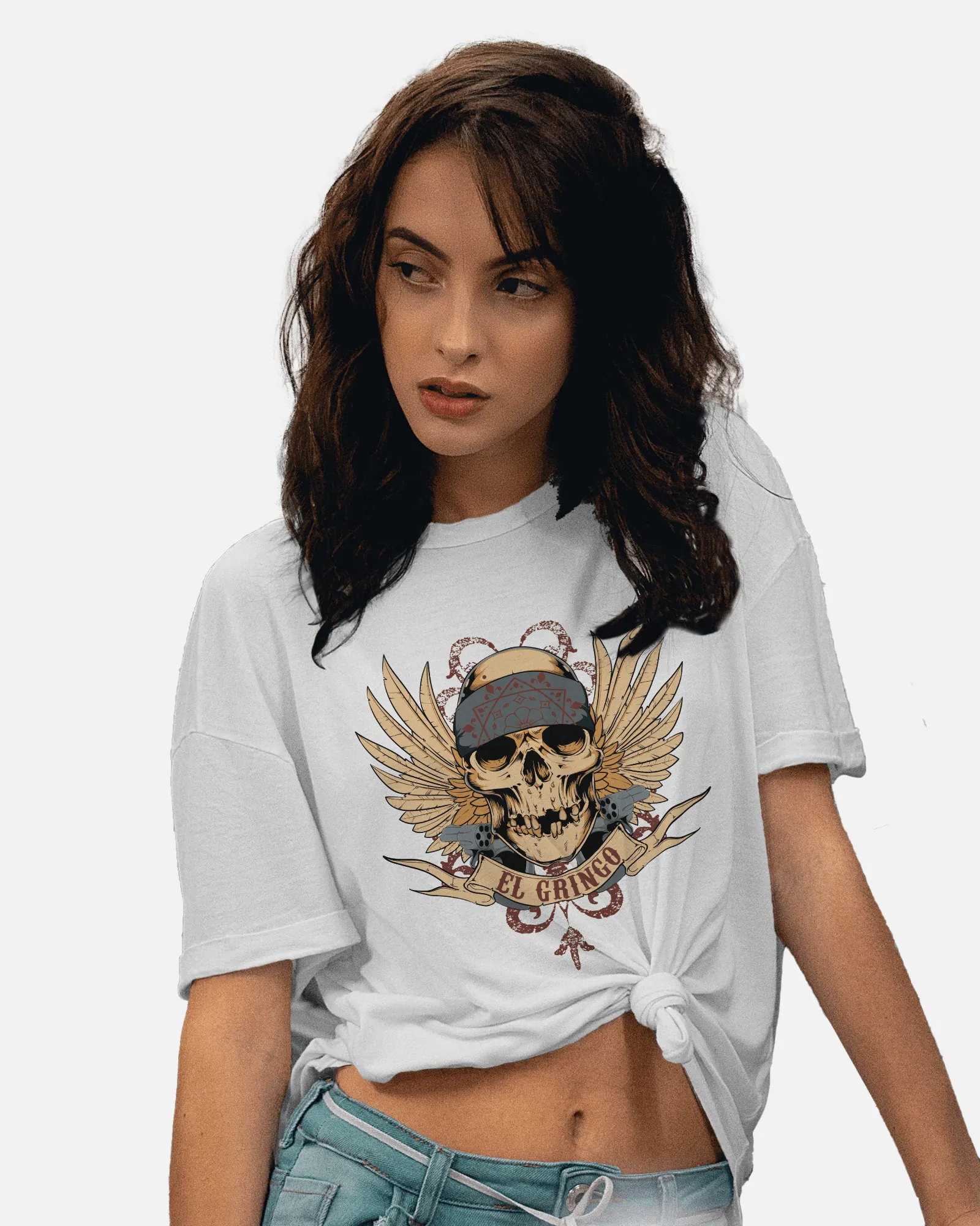 ['Premium El Gringo Skull Wings Regular T-shirt by YORD (T-Shirts) - photo 1 of 7', 'Premium El Gringo Skull Wings Regular T-shirt by YORD (T-Shirts) - photo 2 of 7', 'Premium El Gringo Skull Wings Regular T-shirt by YORD (T-Shirts) - photo 3 of 7', 'Premium El Gringo Skull Wings Regular T-shirt by YORD (T-Shirts) - photo 4 of 7', 'Premium El Gringo Skull Wings Regular T-shirt by YORD (T-Shirts) - photo 5 of 7', 'Premium El Gringo Skull Wings Regular T-shirt by YORD (T-Shirts) - photo 6 of 7', 'Premium El G