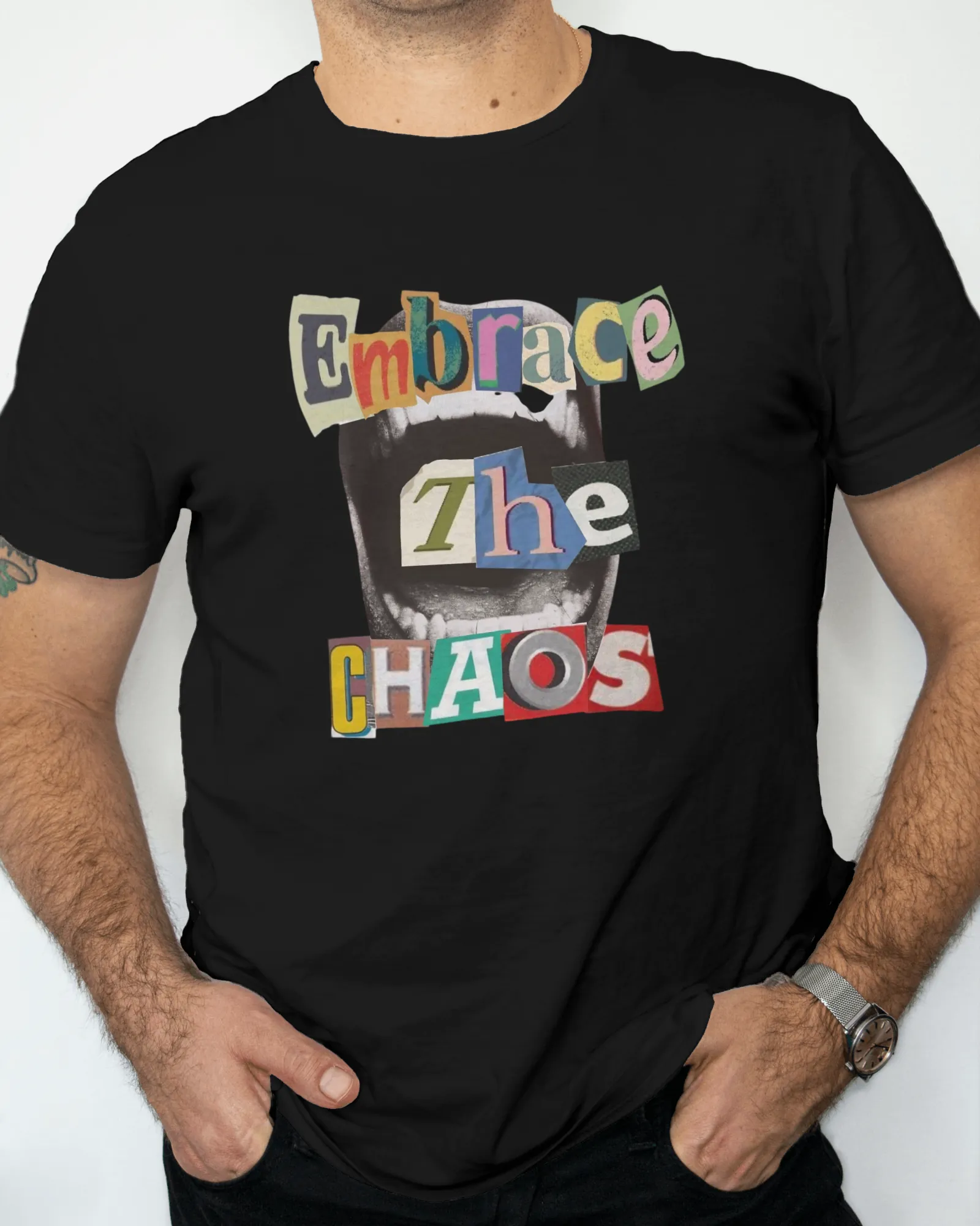 ['Premium Embrace The CHAOS Graphic Regular T-shirt | Limited Edition by YORD (T-Shirts) - photo 1 of 7', 'Premium Embrace The CHAOS Graphic Regular T-shirt | Limited Edition by YORD (T-Shirts) - photo 2 of 7', 'Premium Embrace The CHAOS Graphic Regular T-shirt | Limited Edition by YORD (T-Shirts) - photo 3 of 7', 'Premium Embrace The CHAOS Graphic Regular T-shirt | Limited Edition by YORD (T-Shirts) - photo 4 of 7', 'Premium Embrace The CHAOS Graphic Regular T-shirt | Limited Edition by YORD (T-Shirts) - p