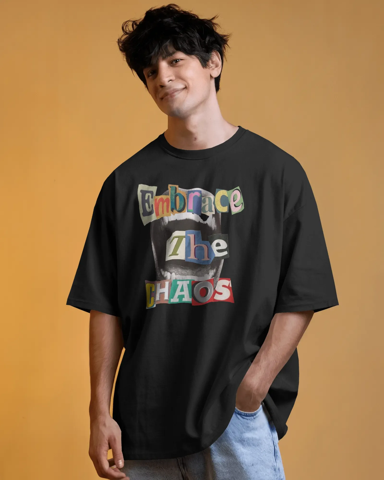 ['Premium Embrace The Chaos Oversized T-Shirt | Limited Edition by YORD (T-Shirts) - photo 1 of 8', 'Premium Embrace The Chaos Oversized T-Shirt | Limited Edition by YORD (T-Shirts) - photo 2 of 8', 'Premium Embrace The Chaos Oversized T-Shirt | Limited Edition by YORD (T-Shirts) - photo 3 of 8', 'Premium Embrace The Chaos Oversized T-Shirt | Limited Edition by YORD (T-Shirts) - photo 4 of 8', 'Premium Embrace The Chaos Oversized T-Shirt | Limited Edition by YORD (T-Shirts) - photo 5 of 8', 'Premium Embrace