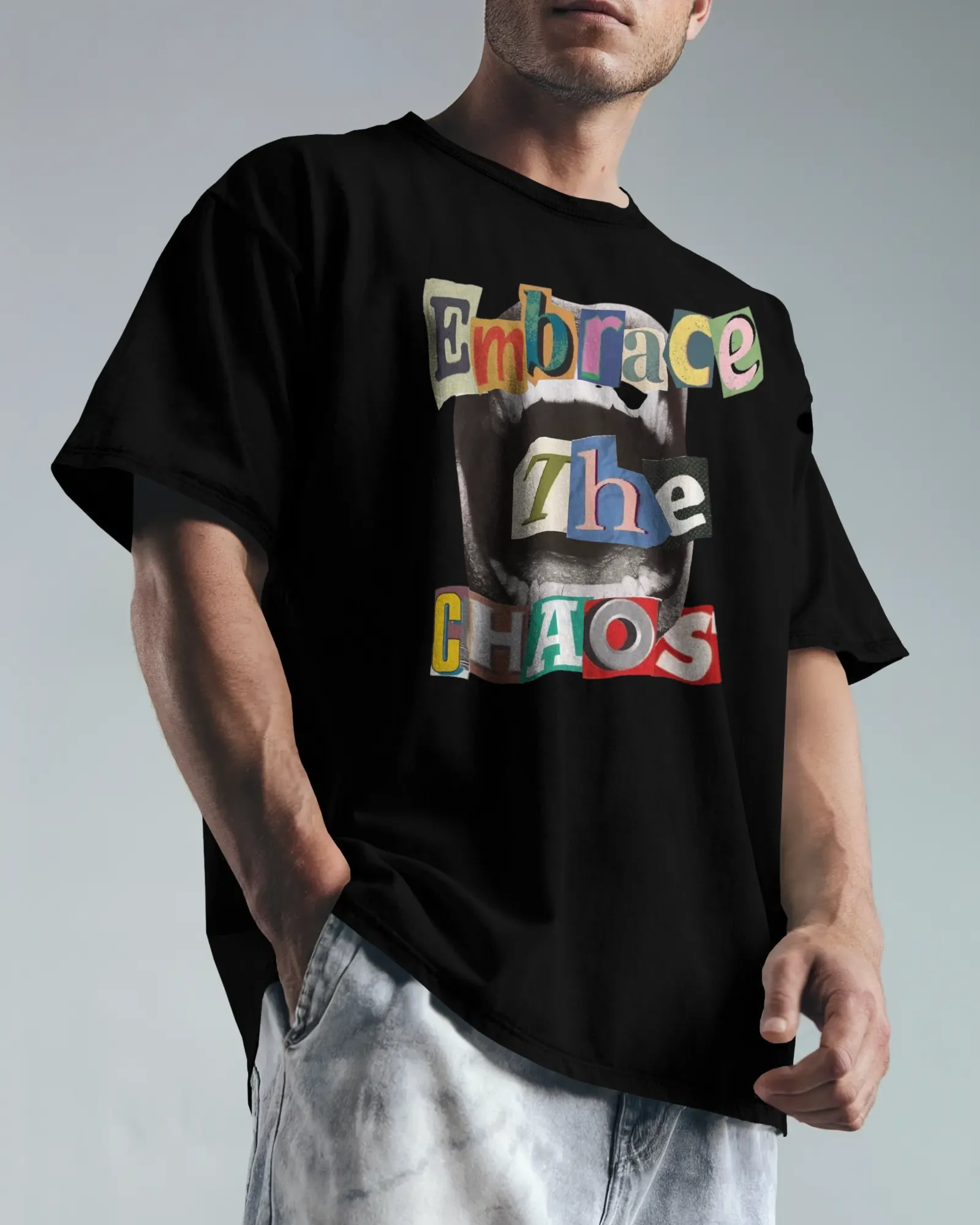 ['Premium Embrace The Chaos Oversized T-Shirt | Limited Edition by YORD (T-Shirts) - photo 1 of 8', 'Premium Embrace The Chaos Oversized T-Shirt | Limited Edition by YORD (T-Shirts) - photo 2 of 8', 'Premium Embrace The Chaos Oversized T-Shirt | Limited Edition by YORD (T-Shirts) - photo 3 of 8', 'Premium Embrace The Chaos Oversized T-Shirt | Limited Edition by YORD (T-Shirts) - photo 4 of 8', 'Premium Embrace The Chaos Oversized T-Shirt | Limited Edition by YORD (T-Shirts) - photo 5 of 8', 'Premium Embrace