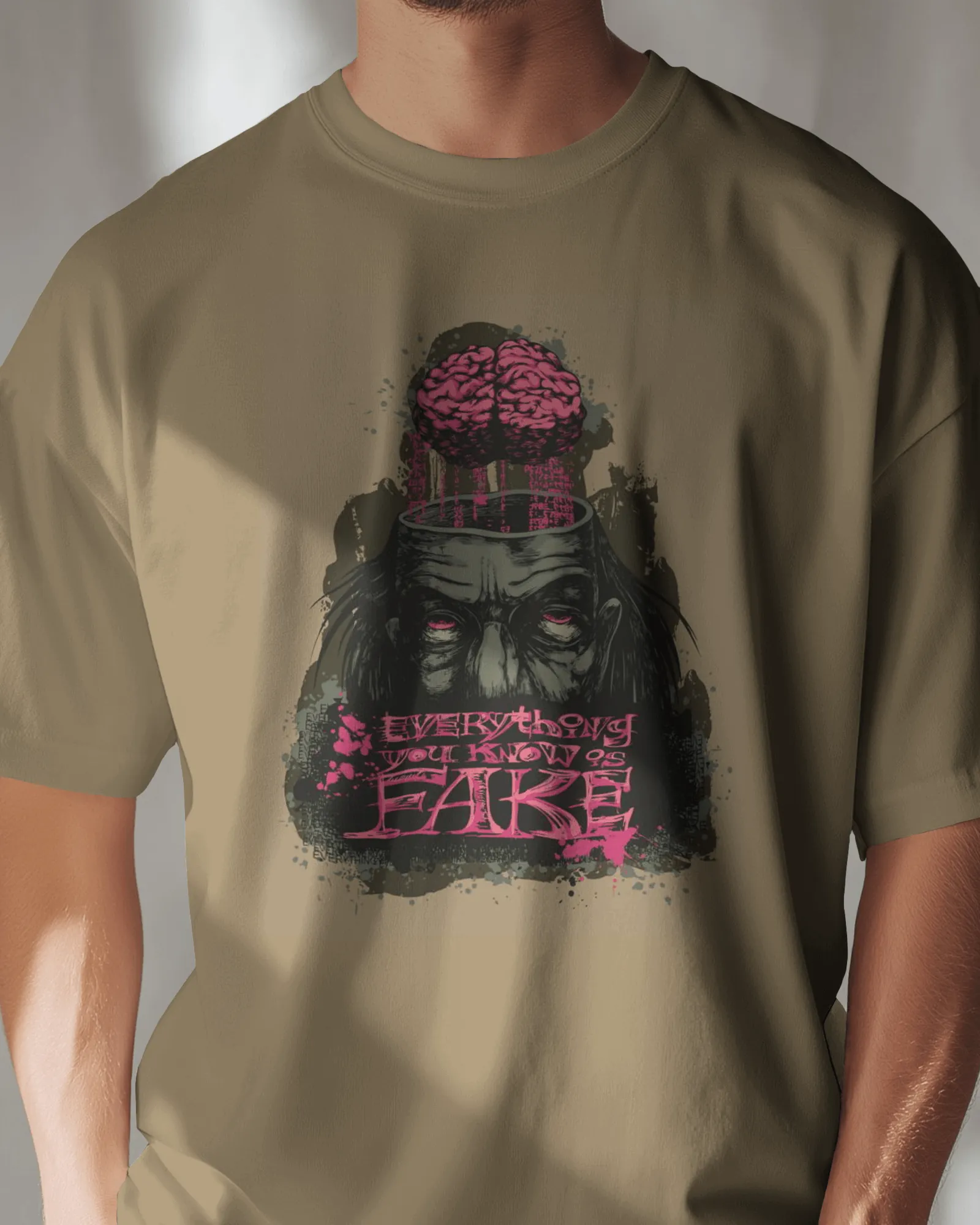 ["Premium 'Everything You Know Is Fake' Graphic T-shirt by YORD (T-Shirts) - photo 1 of 6", "Premium 'Everything You Know Is Fake' Graphic T-shirt by YORD (T-Shirts) - photo 2 of 6", "Premium 'Everything You Know Is Fake' Graphic T-shirt by YORD (T-Shirts) - photo 3 of 6", "Premium 'Everything You Know Is Fake' Graphic T-shirt by YORD (T-Shirts) - photo 4 of 6", "Premium 'Everything You Know Is Fake' Graphic T-shirt by YORD (T-Shirts) - photo 5 of 6", "Premium 'Everything You Know Is Fake' Graphic T-shirt b