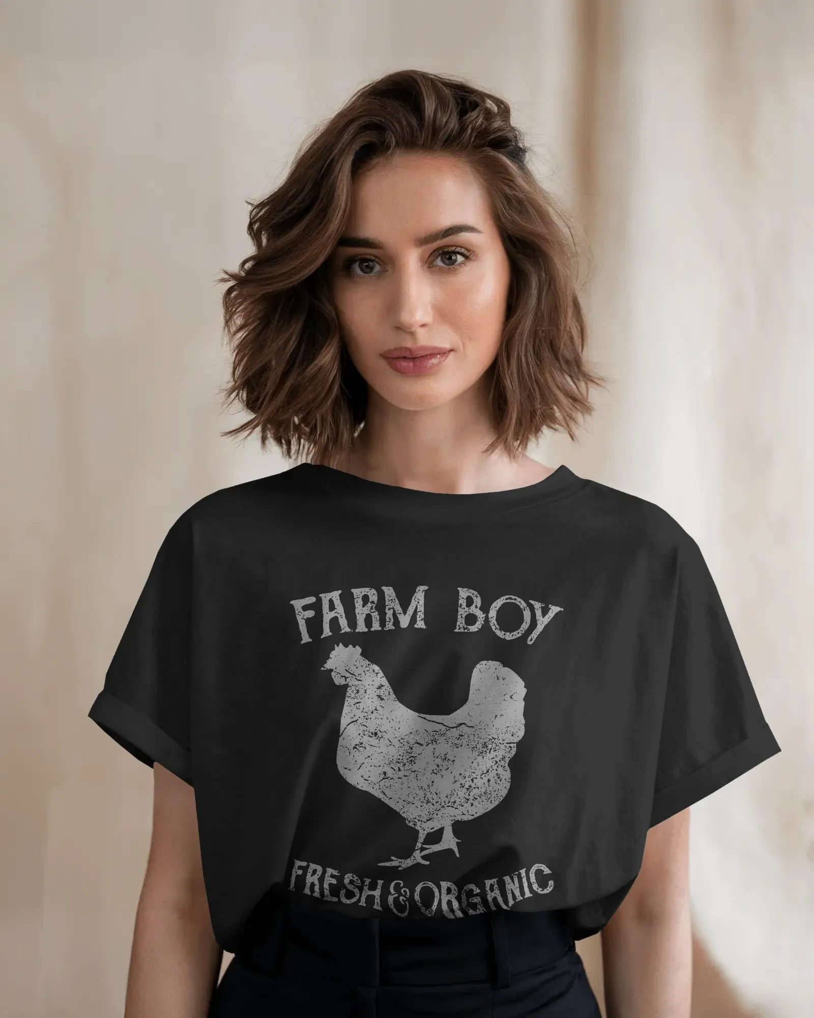 ['Premium Farm Boy Organic Chicken Oversized T-Shirt by YORD (T-Shirts) - photo 1 of 7', 'Premium Farm Boy Organic Chicken Oversized T-Shirt by YORD (T-Shirts) - photo 2 of 7', 'Premium Farm Boy Organic Chicken Oversized T-Shirt by YORD (T-Shirts) - photo 3 of 7', 'Premium Farm Boy Organic Chicken Oversized T-Shirt by YORD (T-Shirts) - photo 4 of 7', 'Premium Farm Boy Organic Chicken Oversized T-Shirt by YORD (T-Shirts) - photo 5 of 7', 'Premium Farm Boy Organic Chicken Oversized T-Shirt by YORD (T-Shirts) 