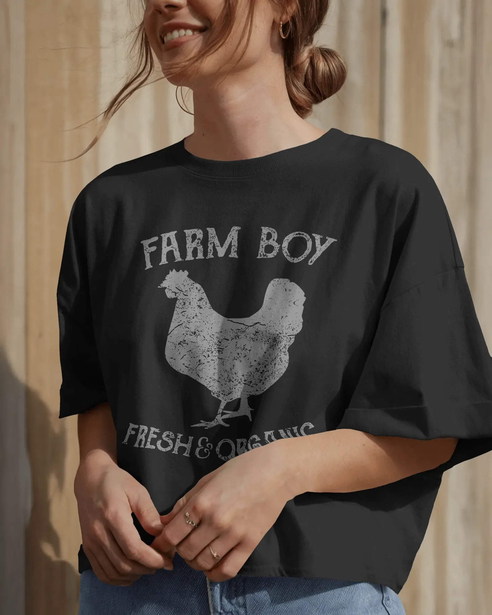 ['Premium Farm Boy Organic Chicken Oversized T-Shirt by YORD (T-Shirts) - photo 1 of 7', 'Premium Farm Boy Organic Chicken Oversized T-Shirt by YORD (T-Shirts) - photo 2 of 7', 'Premium Farm Boy Organic Chicken Oversized T-Shirt by YORD (T-Shirts) - photo 3 of 7', 'Premium Farm Boy Organic Chicken Oversized T-Shirt by YORD (T-Shirts) - photo 4 of 7', 'Premium Farm Boy Organic Chicken Oversized T-Shirt by YORD (T-Shirts) - photo 5 of 7', 'Premium Farm Boy Organic Chicken Oversized T-Shirt by YORD (T-Shirts) 