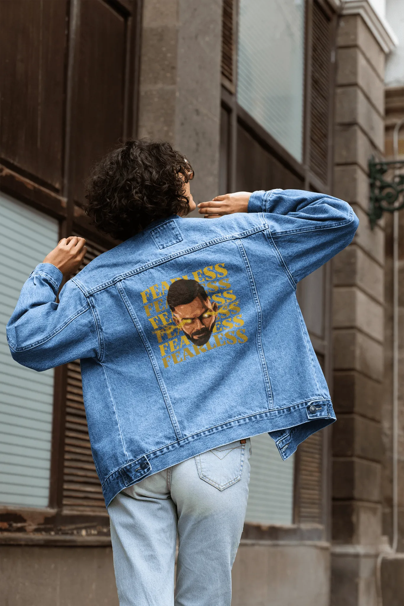 ['Premium Fearless Collection Denim Jacket - Cricket Fan Edition by YORD (Denim) - photo 1 of 6', 'Premium Fearless Collection Denim Jacket - Cricket Fan Edition by YORD (Denim) - photo 2 of 6', 'Premium Fearless Collection Denim Jacket - Cricket Fan Edition by YORD (Denim) - photo 3 of 6', 'Premium Fearless Collection Denim Jacket - Cricket Fan Edition by YORD (Denim) - photo 4 of 6', 'Premium Fearless Collection Denim Jacket - Cricket Fan Edition by YORD (Denim) - photo 5 of 6', 'Premium Fearless Collecti
