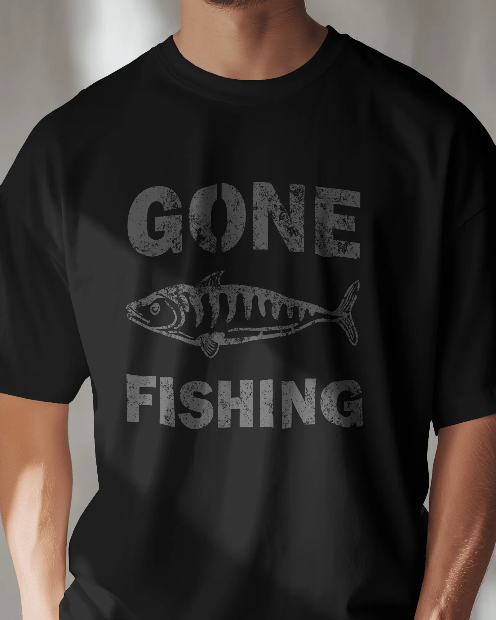 ['Premium Gone Fishing Distressed Print Regular T-shirt by YORD (T-Shirts) - photo 1 of 6', 'Premium Gone Fishing Distressed Print Regular T-shirt by YORD (T-Shirts) - photo 2 of 6', 'Premium Gone Fishing Distressed Print Regular T-shirt by YORD (T-Shirts) - photo 3 of 6', 'Premium Gone Fishing Distressed Print Regular T-shirt by YORD (T-Shirts) - photo 4 of 6', 'Premium Gone Fishing Distressed Print Regular T-shirt by YORD (T-Shirts) - photo 5 of 6', 'Premium Gone Fishing Distressed Print Regular T-shirt b