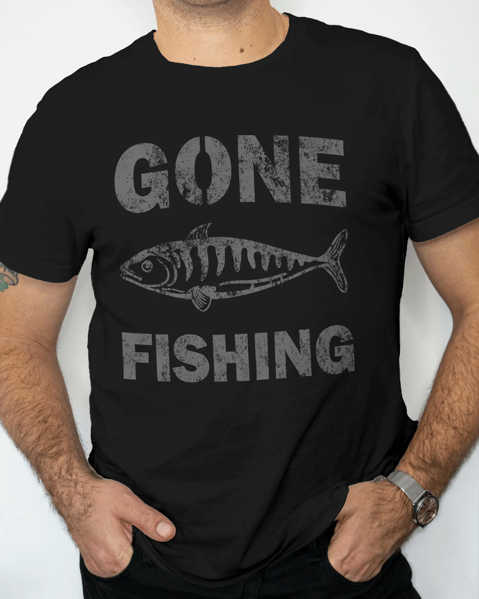 ['Premium Gone Fishing Distressed Print Regular T-shirt by YORD (T-Shirts) - photo 1 of 6', 'Premium Gone Fishing Distressed Print Regular T-shirt by YORD (T-Shirts) - photo 2 of 6', 'Premium Gone Fishing Distressed Print Regular T-shirt by YORD (T-Shirts) - photo 3 of 6', 'Premium Gone Fishing Distressed Print Regular T-shirt by YORD (T-Shirts) - photo 4 of 6', 'Premium Gone Fishing Distressed Print Regular T-shirt by YORD (T-Shirts) - photo 5 of 6', 'Premium Gone Fishing Distressed Print Regular T-shirt b