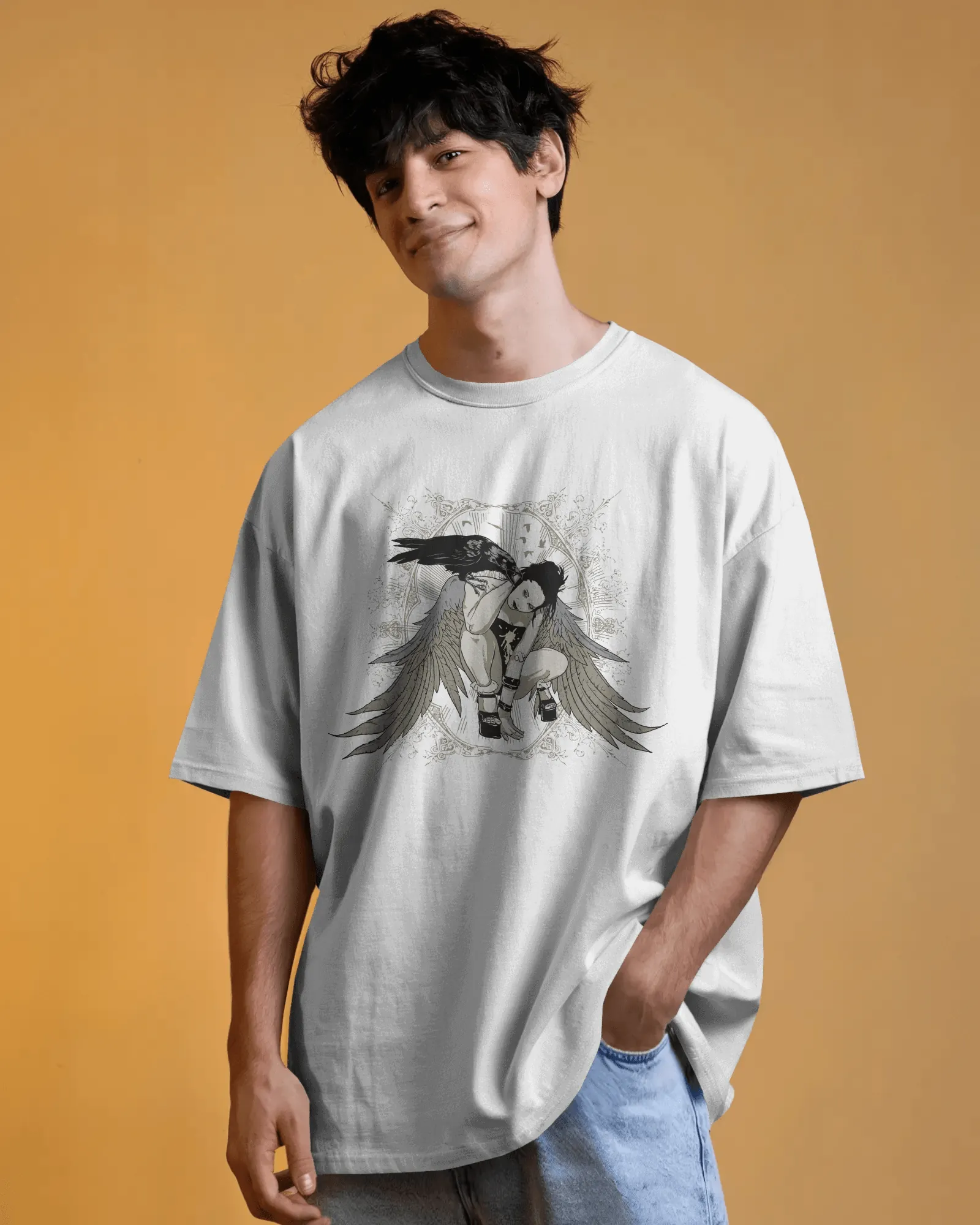 ['Premium Gothic Angel Wing Raven Oversized T-shirt by YORD (T-Shirts) - photo 1 of 10', 'Premium Gothic Angel Wing Raven Oversized T-shirt by YORD (T-Shirts) - photo 2 of 10', 'Premium Gothic Angel Wing Raven Oversized T-shirt by YORD (T-Shirts) - photo 3 of 10', 'Premium Gothic Angel Wing Raven Oversized T-shirt by YORD (T-Shirts) - photo 4 of 10', 'Premium Gothic Angel Wing Raven Oversized T-shirt by YORD (T-Shirts) - photo 5 of 10', 'Premium Gothic Angel Wing Raven Oversized T-shirt by YORD (T-Shirts) -