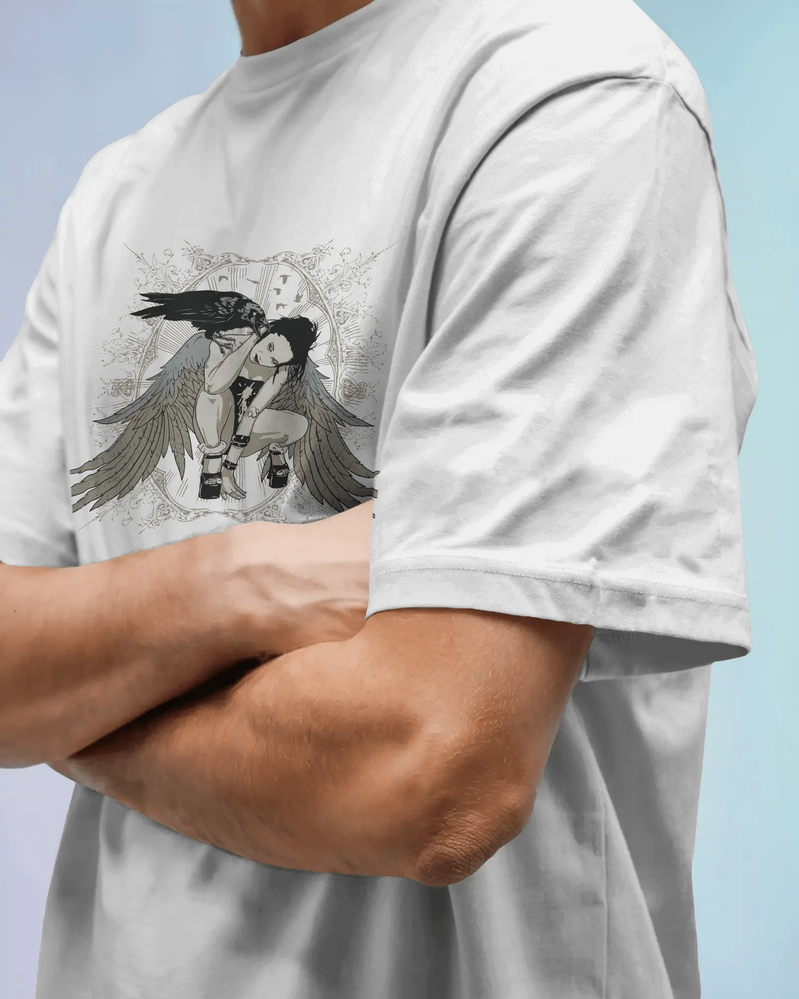 ['Premium Gothic Angel Wing Raven Oversized T-shirt by YORD (T-Shirts) - photo 1 of 10', 'Premium Gothic Angel Wing Raven Oversized T-shirt by YORD (T-Shirts) - photo 2 of 10', 'Premium Gothic Angel Wing Raven Oversized T-shirt by YORD (T-Shirts) - photo 3 of 10', 'Premium Gothic Angel Wing Raven Oversized T-shirt by YORD (T-Shirts) - photo 4 of 10', 'Premium Gothic Angel Wing Raven Oversized T-shirt by YORD (T-Shirts) - photo 5 of 10', 'Premium Gothic Angel Wing Raven Oversized T-shirt by YORD (T-Shirts) -