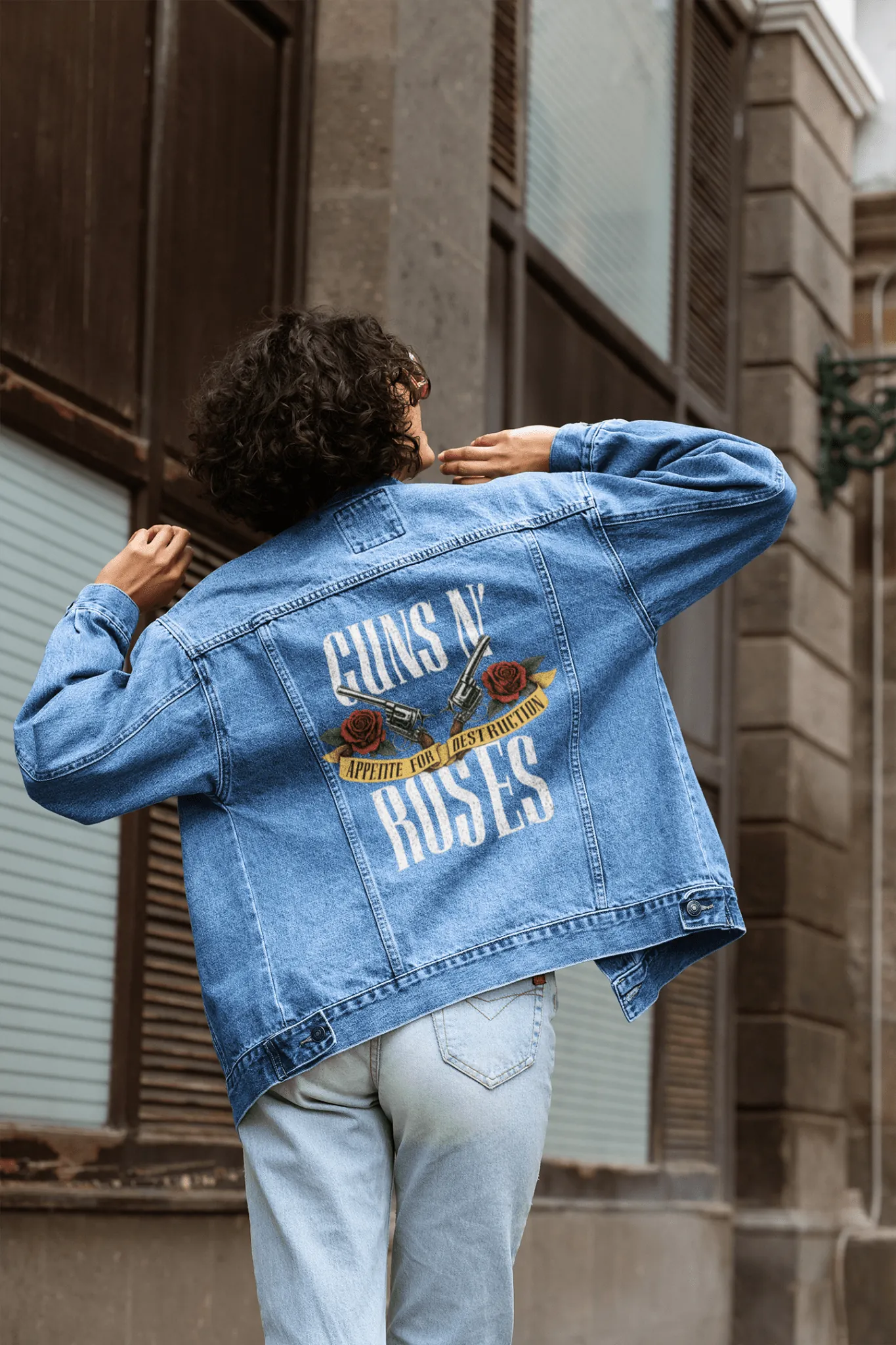 ["Premium Guns N' Roses Appetite For Destruction Denim Jacket by YORD (Denim) - photo 1 of 6", "Premium Guns N' Roses Appetite For Destruction Denim Jacket by YORD (Denim) - photo 2 of 6", "Premium Guns N' Roses Appetite For Destruction Denim Jacket by YORD (Denim) - photo 3 of 6", "Premium Guns N' Roses Appetite For Destruction Denim Jacket by YORD (Denim) - photo 4 of 6", "Premium Guns N' Roses Appetite For Destruction Denim Jacket by YORD (Denim) - photo 5 of 6", "Premium Guns N' Roses Appetite For Destr