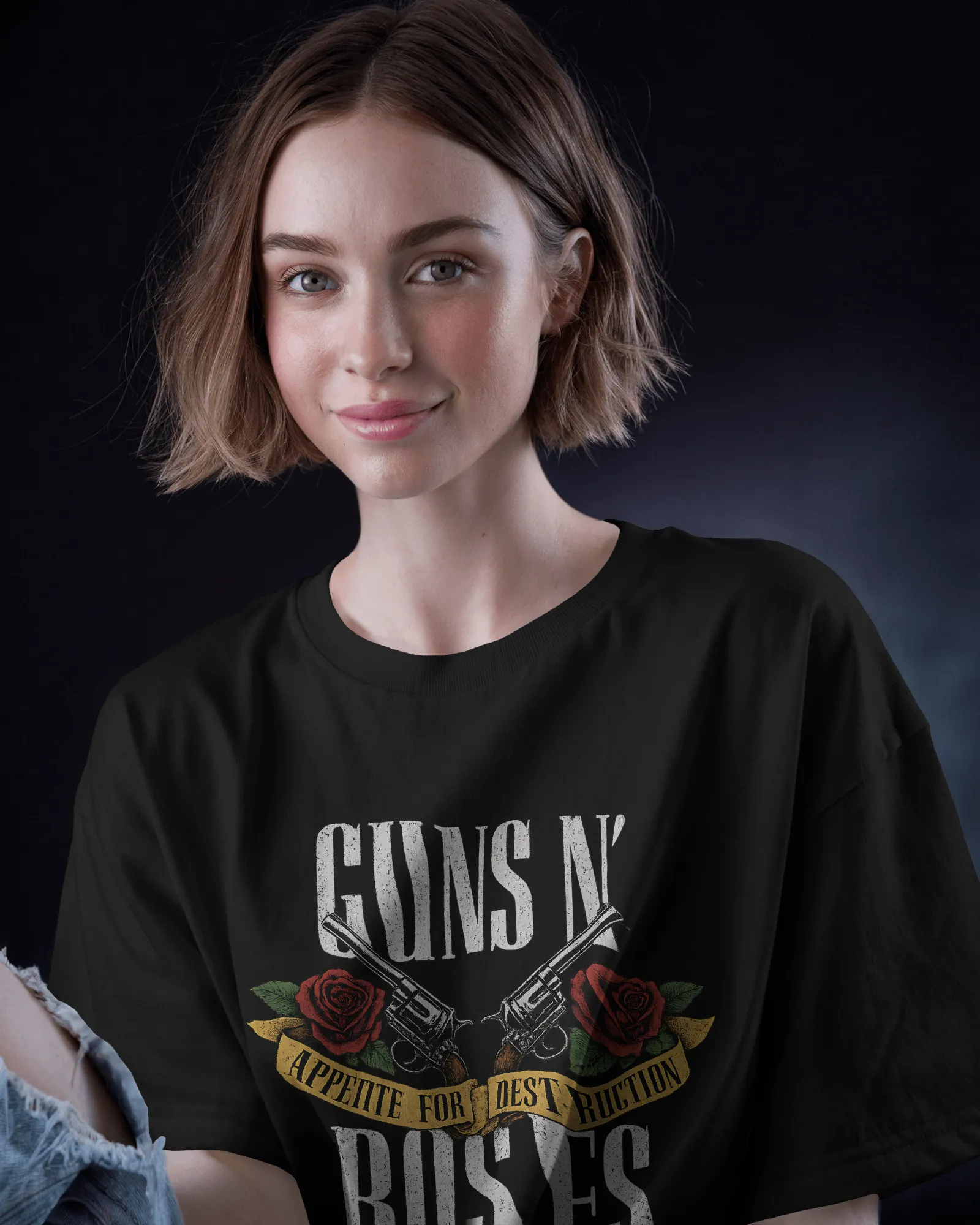 ["Premium Guns N' Roses Appetite For Destruction Oversized Tee by YORD (T-Shirts) - photo 1 of 8", "Premium Guns N' Roses Appetite For Destruction Oversized Tee by YORD (T-Shirts) - photo 2 of 8", "Premium Guns N' Roses Appetite For Destruction Oversized Tee by YORD (T-Shirts) - photo 3 of 8", "Premium Guns N' Roses Appetite For Destruction Oversized Tee by YORD (T-Shirts) - photo 4 of 8", "Premium Guns N' Roses Appetite For Destruction Oversized Tee by YORD (T-Shirts) - photo 5 of 8", "Premium Guns N' Rose