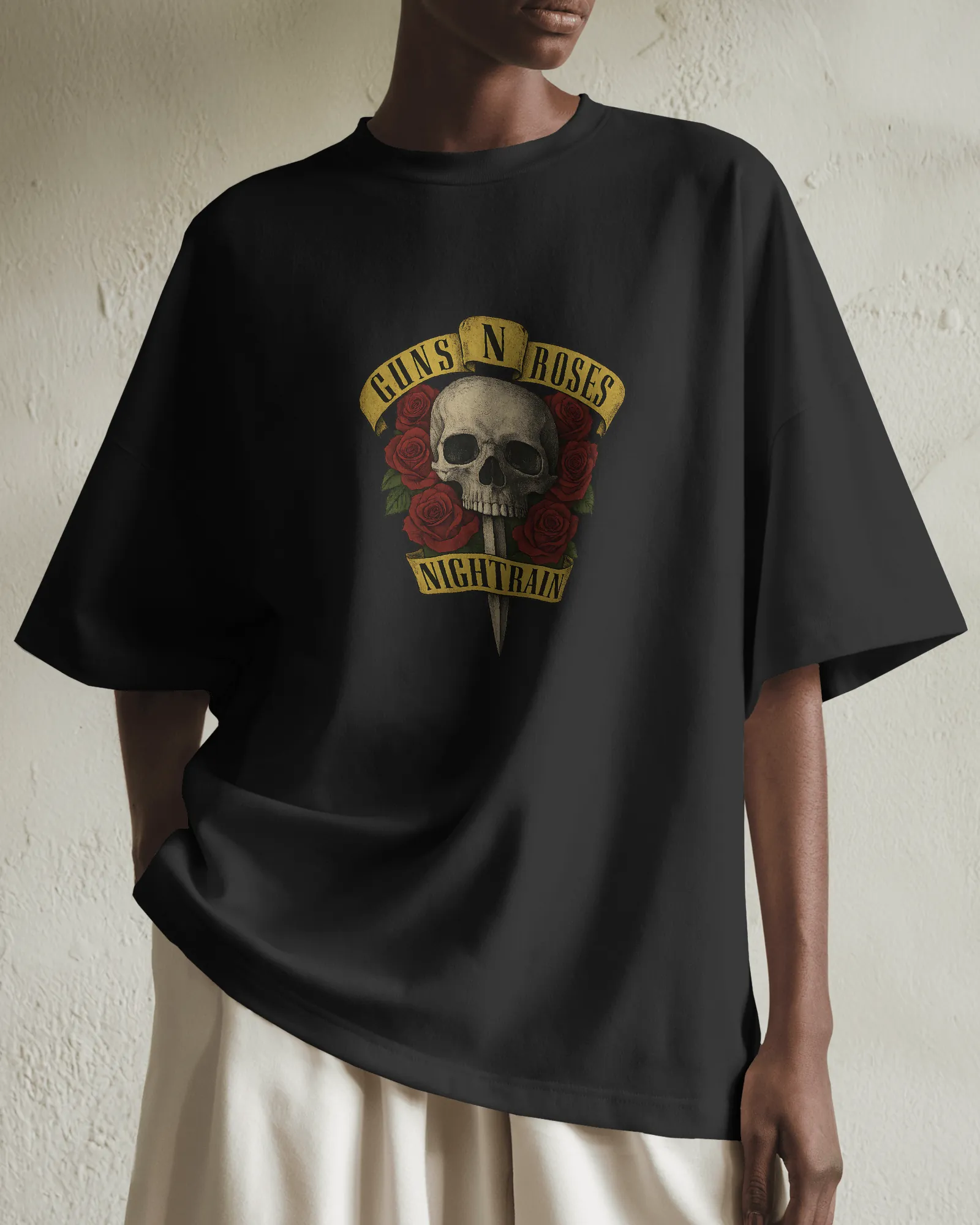 ["Premium Guns N' Roses Nightrain Oversized T-shirt by YORD (T-Shirts) - photo 1 of 8", "Premium Guns N' Roses Nightrain Oversized T-shirt by YORD (T-Shirts) - photo 2 of 8", "Premium Guns N' Roses Nightrain Oversized T-shirt by YORD (T-Shirts) - photo 3 of 8", "Premium Guns N' Roses Nightrain Oversized T-shirt by YORD (T-Shirts) - photo 4 of 8", "Premium Guns N' Roses Nightrain Oversized T-shirt by YORD (T-Shirts) - photo 5 of 8", "Premium Guns N' Roses Nightrain Oversized T-shirt by YORD (T-Shirts) - phot
