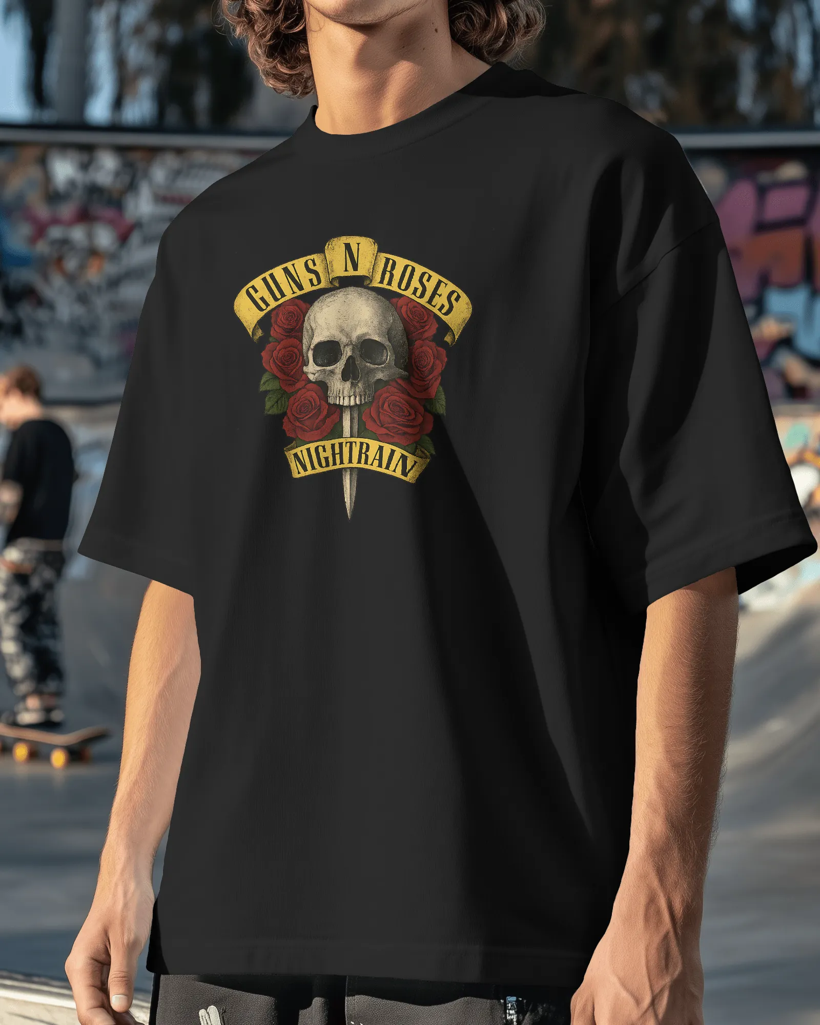 ["Premium Guns N' Roses Nightrain Oversized T-shirt by YORD (T-Shirts) - photo 1 of 8", "Premium Guns N' Roses Nightrain Oversized T-shirt by YORD (T-Shirts) - photo 2 of 8", "Premium Guns N' Roses Nightrain Oversized T-shirt by YORD (T-Shirts) - photo 3 of 8", "Premium Guns N' Roses Nightrain Oversized T-shirt by YORD (T-Shirts) - photo 4 of 8", "Premium Guns N' Roses Nightrain Oversized T-shirt by YORD (T-Shirts) - photo 5 of 8", "Premium Guns N' Roses Nightrain Oversized T-shirt by YORD (T-Shirts) - phot