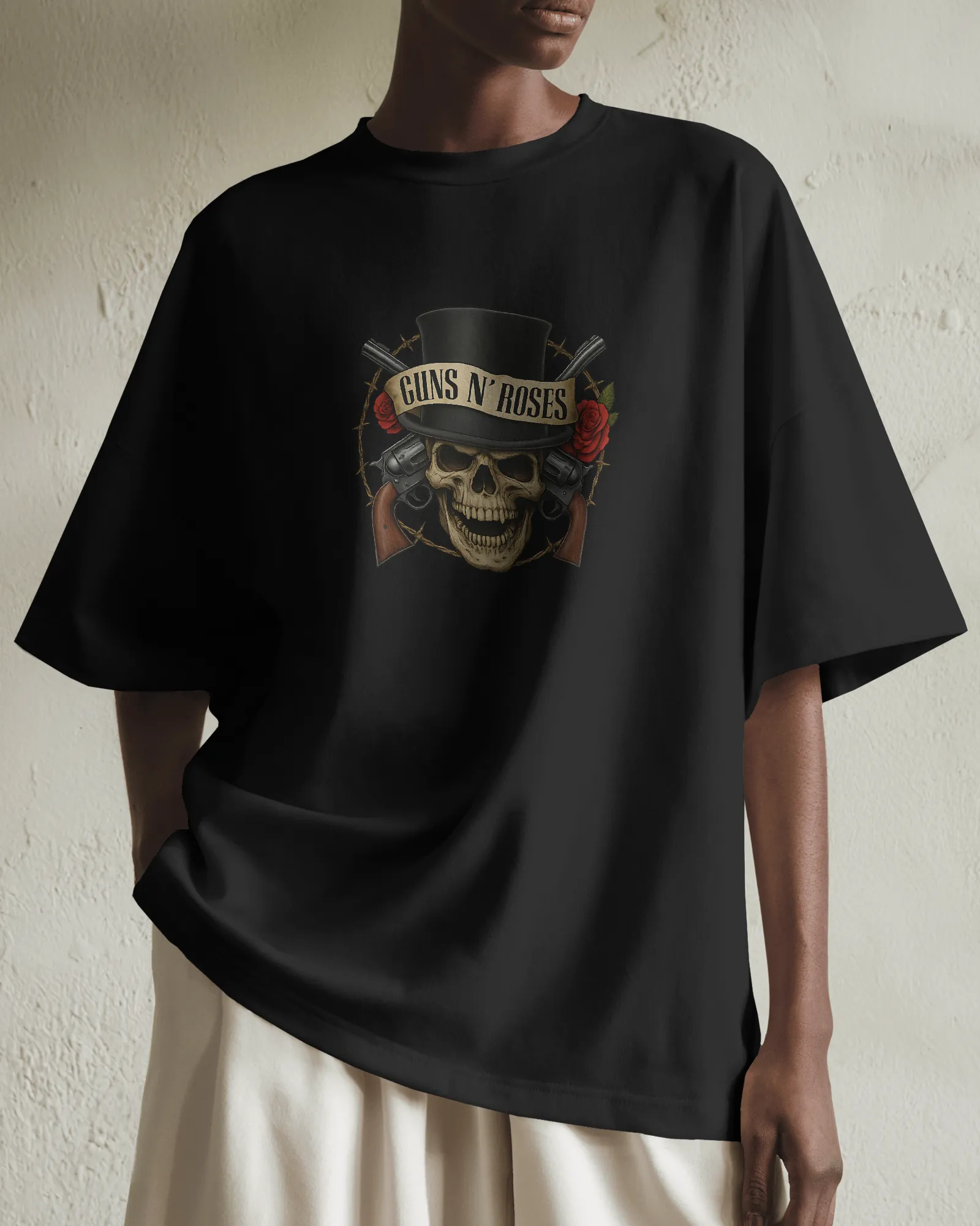 ["Premium Guns N' Roses Skull Oversized T-shirt | Limited Edition by YORD (T-Shirts) - photo 1 of 8", "Premium Guns N' Roses Skull Oversized T-shirt | Limited Edition by YORD (T-Shirts) - photo 2 of 8", "Premium Guns N' Roses Skull Oversized T-shirt | Limited Edition by YORD (T-Shirts) - photo 3 of 8", "Premium Guns N' Roses Skull Oversized T-shirt | Limited Edition by YORD (T-Shirts) - photo 4 of 8", "Premium Guns N' Roses Skull Oversized T-shirt | Limited Edition by YORD (T-Shirts) - photo 5 of 8", "Premi